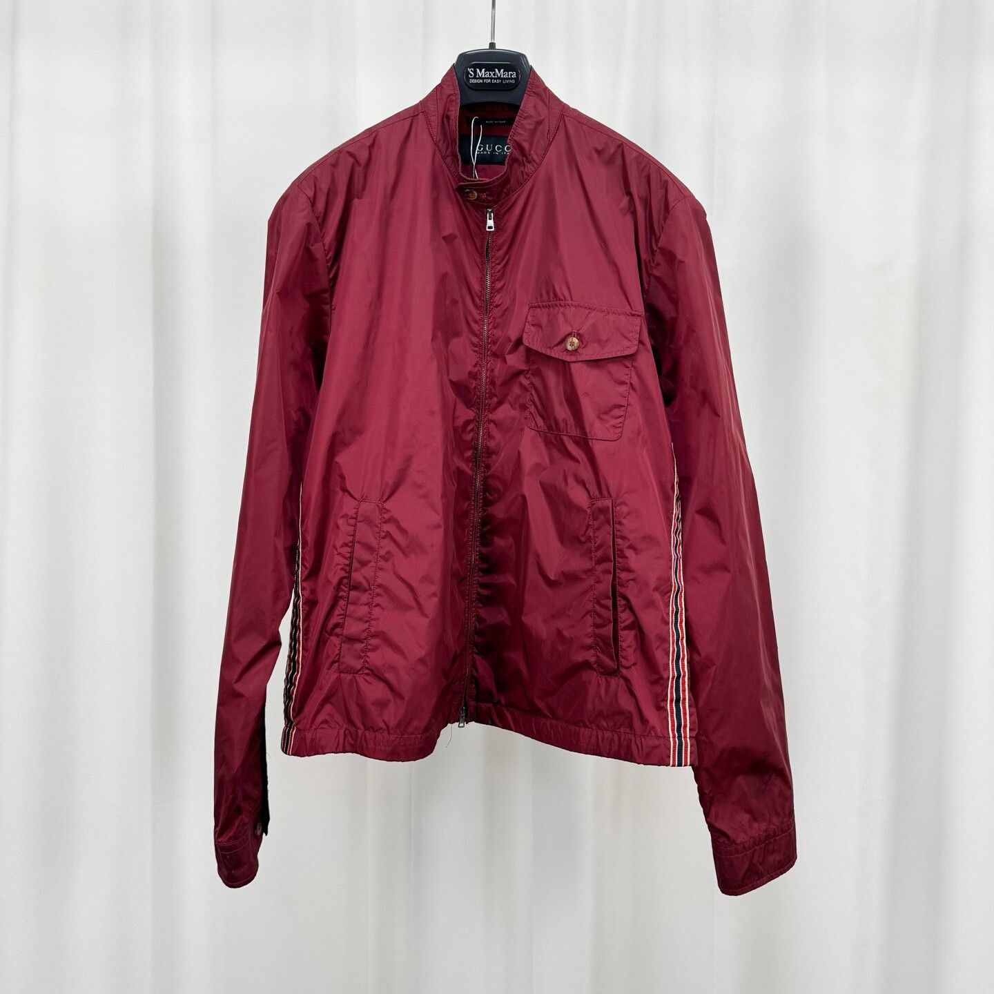 Gucci Gucci Web Stripe Nylon Jacket Size 48 Size US M / EU 48-50 / 2 - 2 Thumbnail