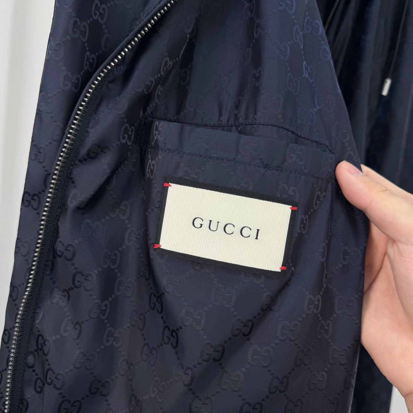 Gucci Gucci GG Monogram Jacquard Hooded Nylon Jacket EU 50 Size US M / EU 48-50 / 2 - 7 Thumbnail