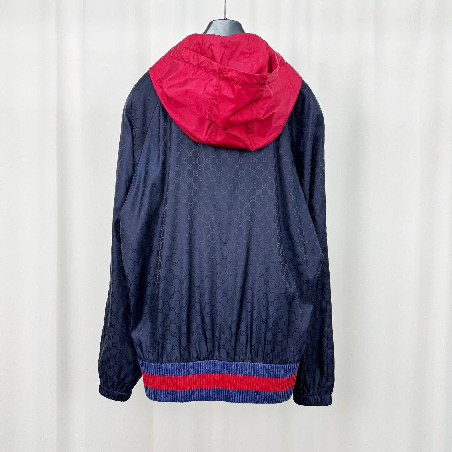 Gucci Gucci GG Monogram Jacquard Hooded Nylon Jacket EU 50 Size US M / EU 48-50 / 2 - 3 Thumbnail