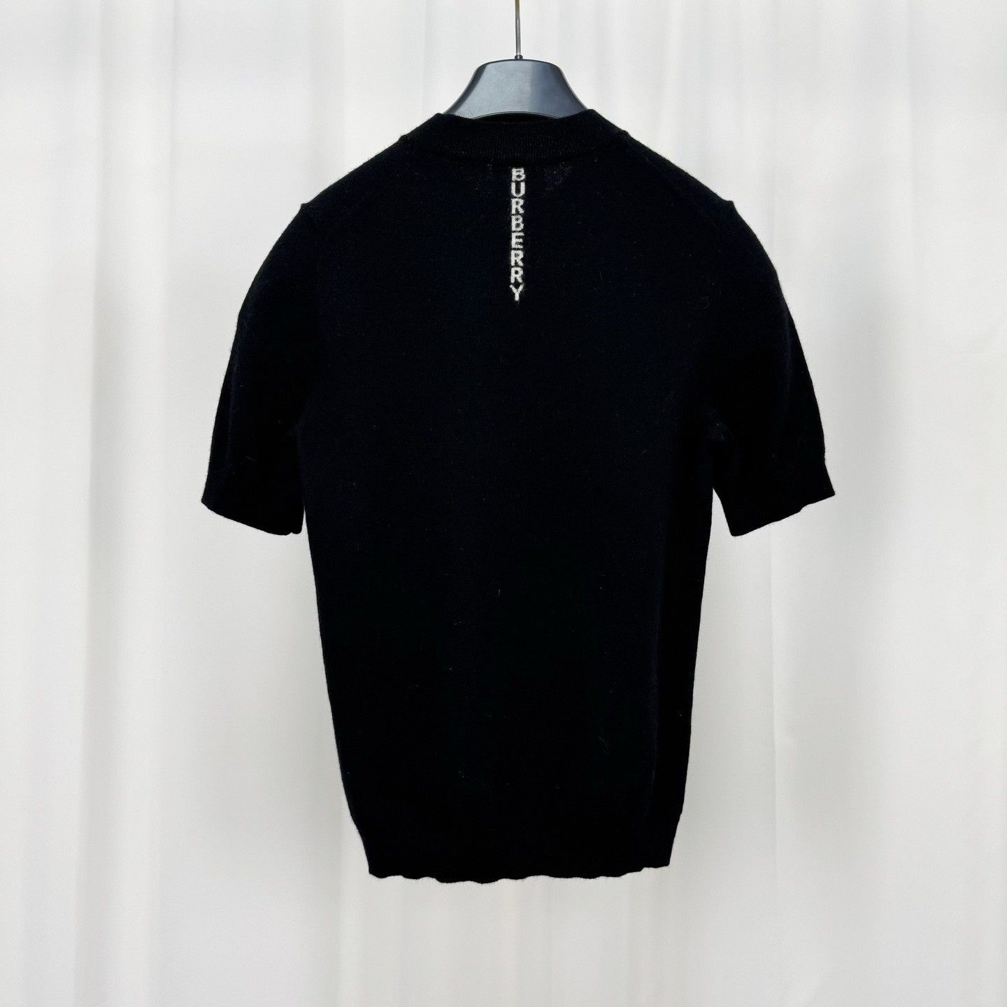 Burberry Burberry Merino Wool Logo Knit T-Shirt S Size US S / EU 44-46 / 1 - 2 Thumbnail