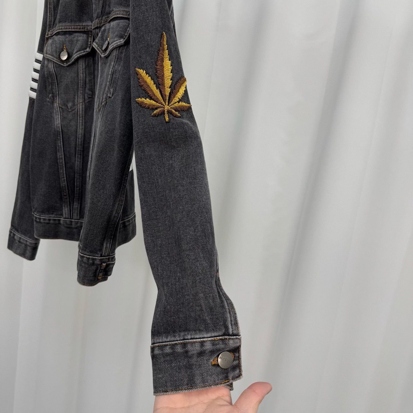 Palm Angels Palm Angels Logo Back Denim Jacket S Size US S / EU 44-46 / 1 - 5 Thumbnail