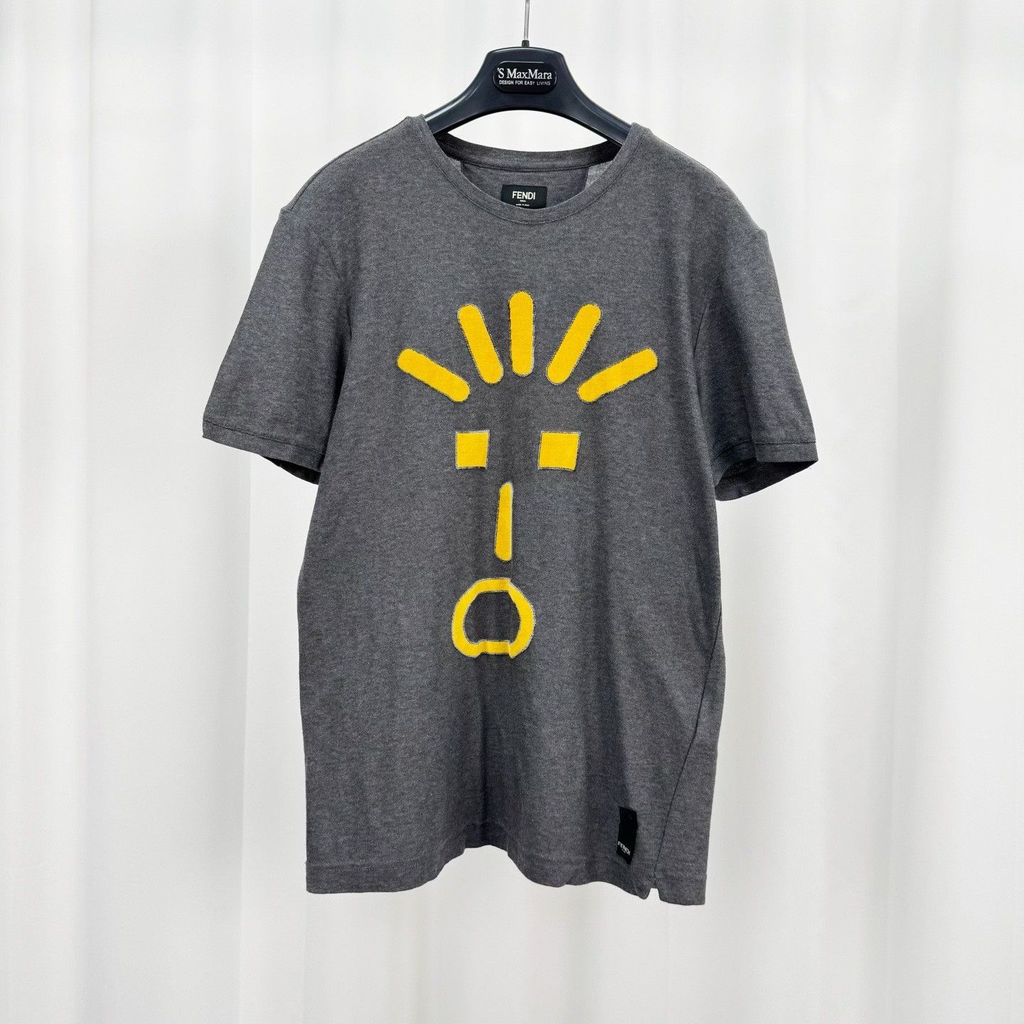 Fendi Fendi Embroidered Face T-Shirt Size 48 Size US M / EU 48-50 / 2 - 2 Thumbnail