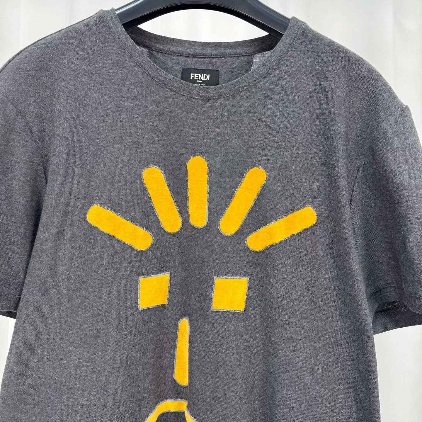 Fendi Fendi Embroidered Face T-Shirt Size 48 Size US M / EU 48-50 / 2 - 4 Thumbnail