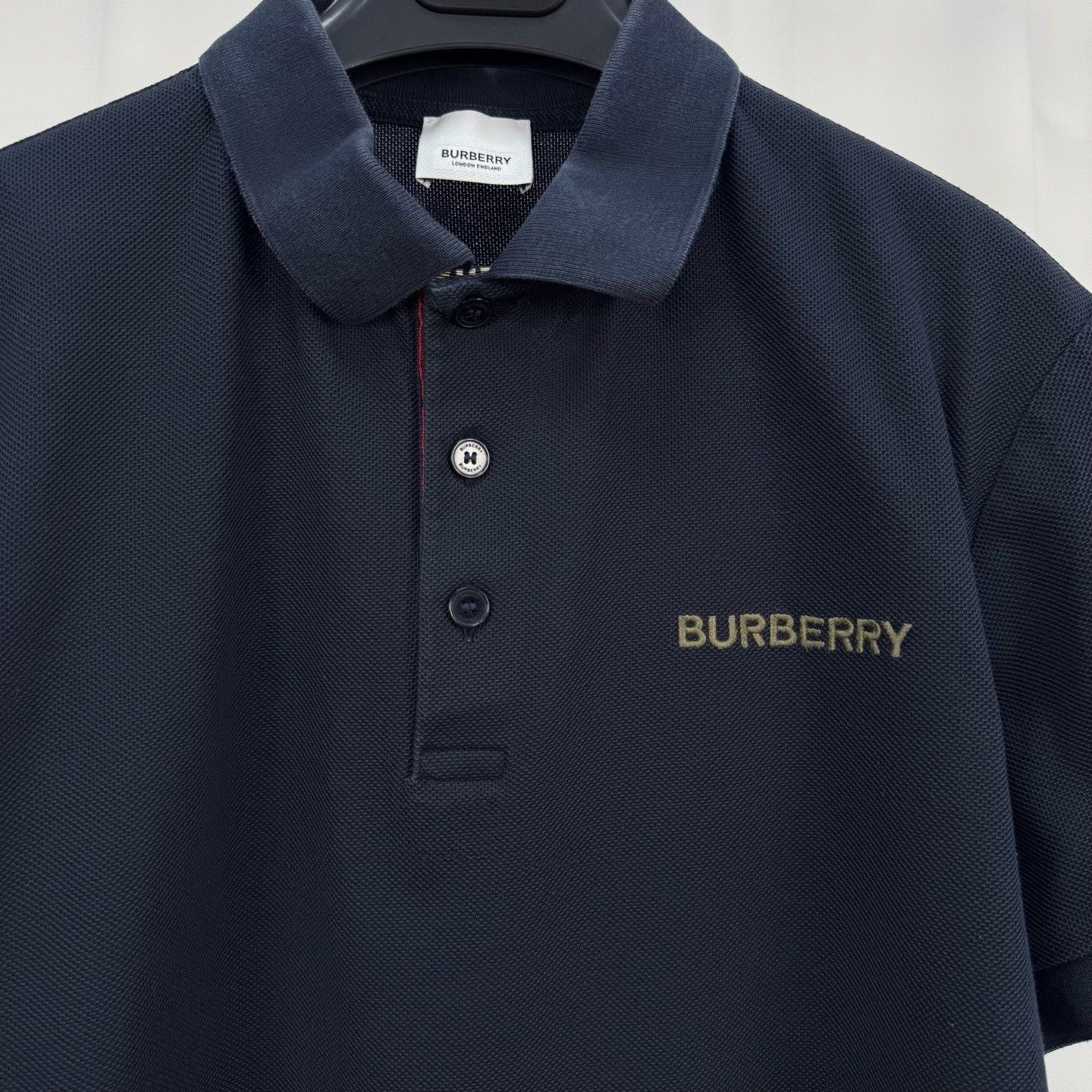 Burberry Burberry Embroidered Logo Polo Shirt Size M Size US M / EU 48-50 / 2 - 4 Thumbnail