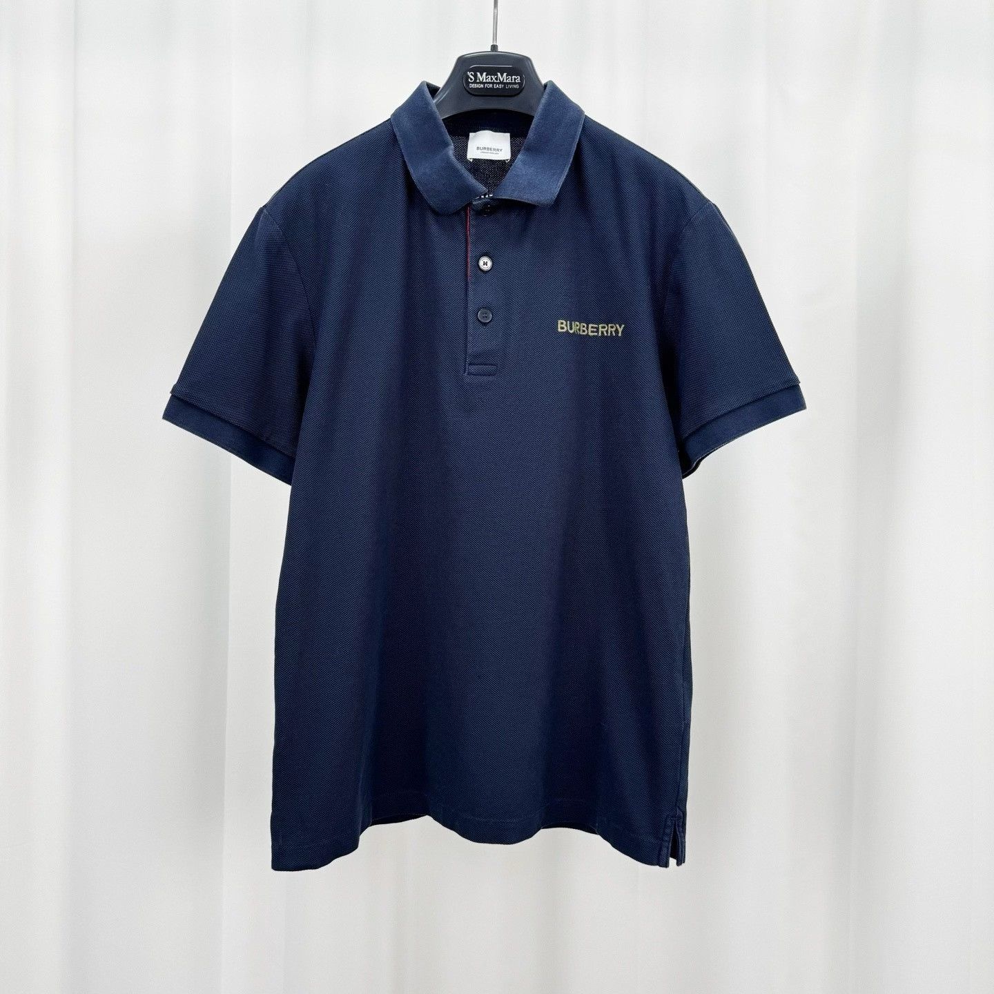 Burberry Burberry Embroidered Logo Polo Shirt Size M Size US M / EU 48-50 / 2 - 2 Thumbnail