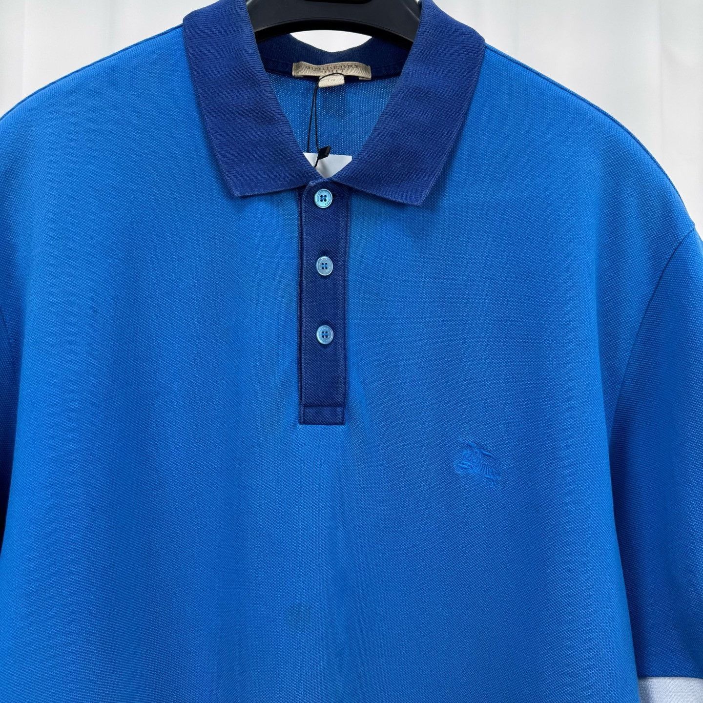 Burberry Burberry Brit Embroidered Knight Polo Shirt Size XL Size US XL / EU 56 / 4 - 4 Thumbnail