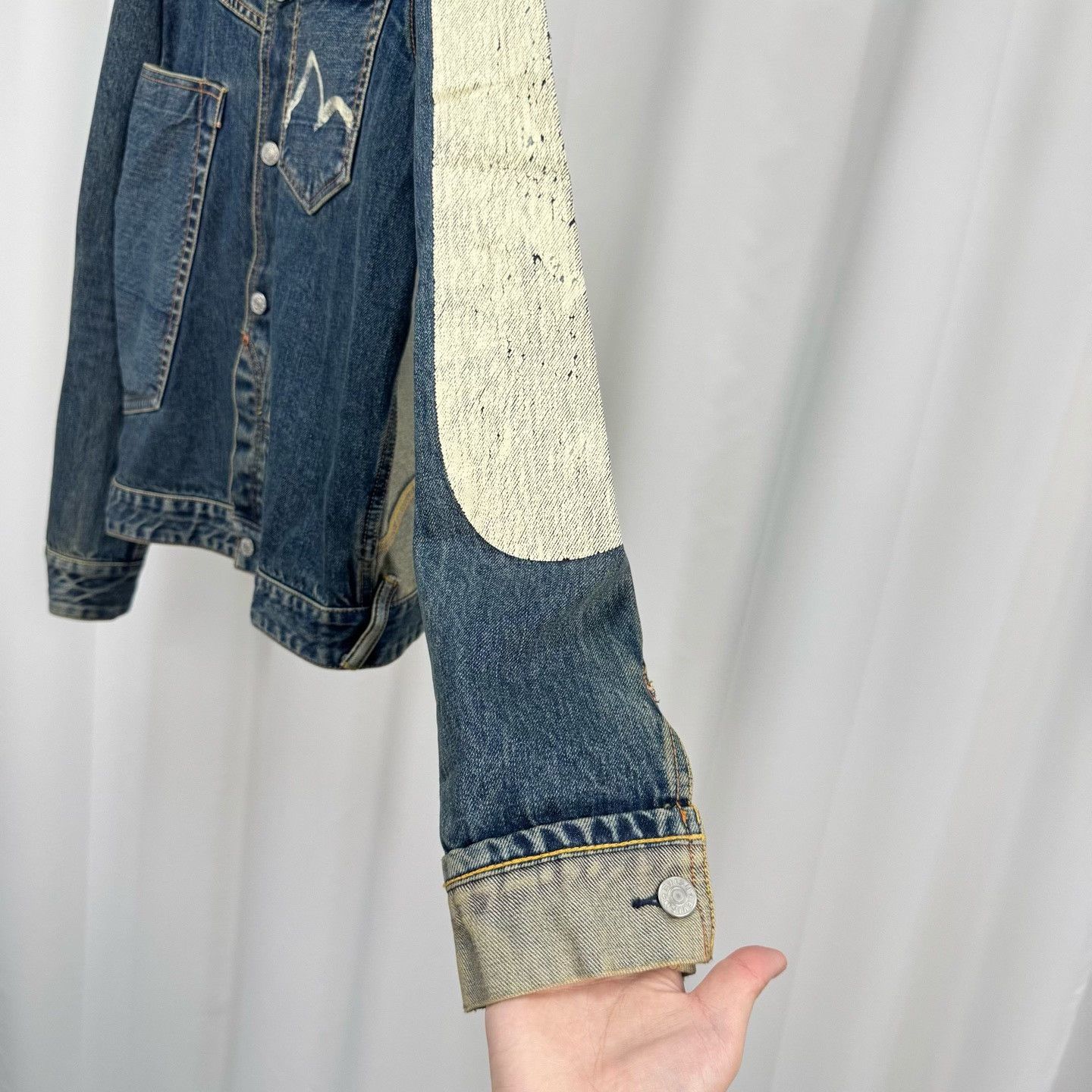 Evisu Evisu No. 2 Seagull Print Denim Jacket Size L Size US L / EU 52-54 / 3 - 5 Thumbnail