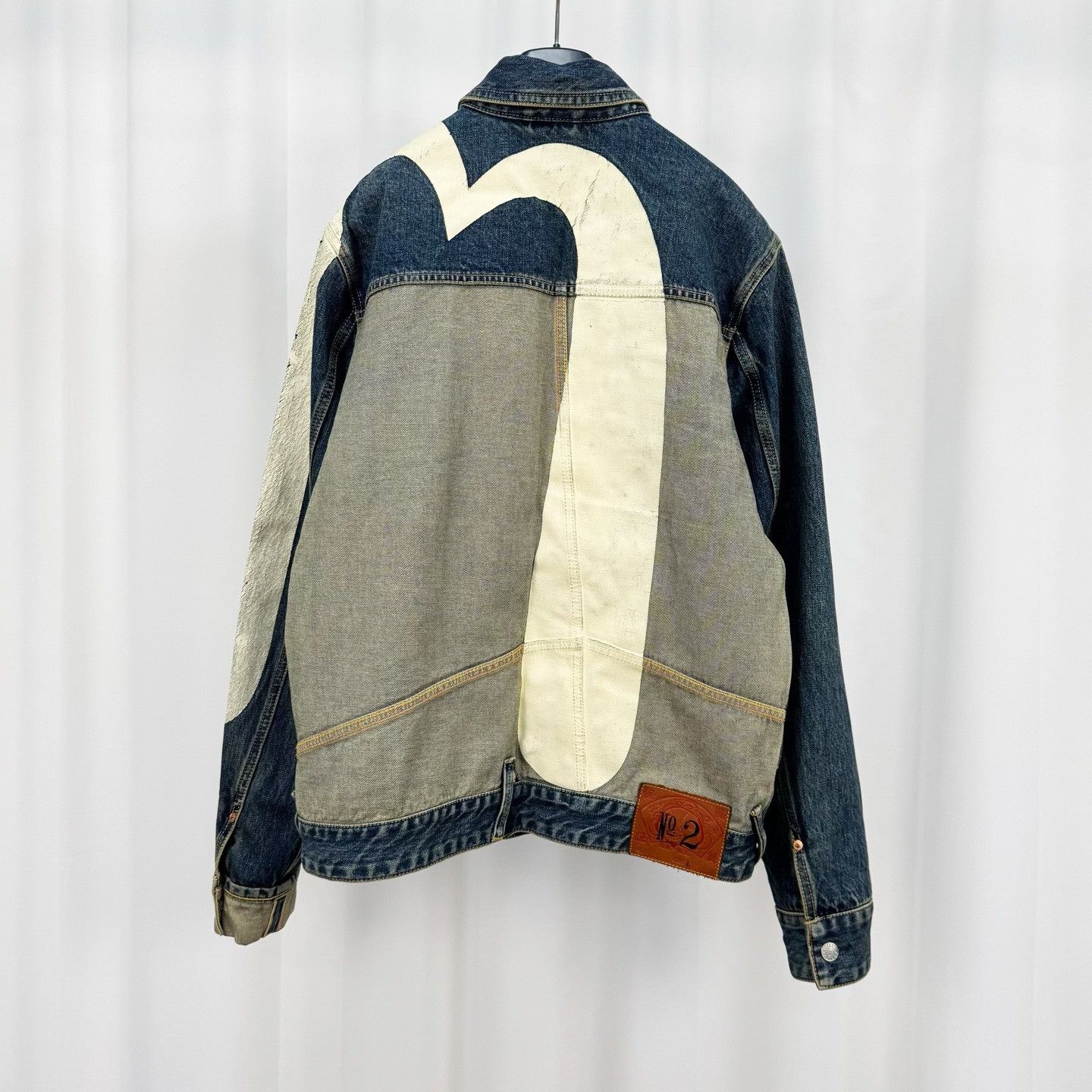Evisu Evisu No. 2 Seagull Print Denim Jacket Size L Size US L / EU 52-54 / 3 - 3 Thumbnail