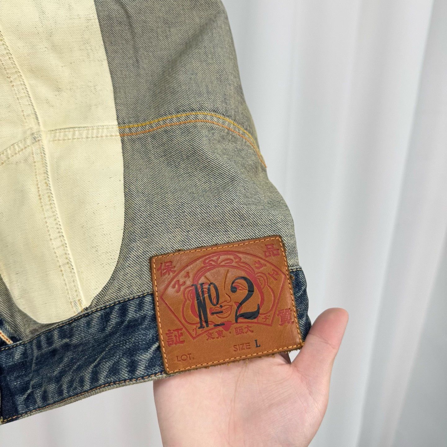 Evisu Evisu No. 2 Seagull Print Denim Jacket Size L Size US L / EU 52-54 / 3 - 6 Thumbnail