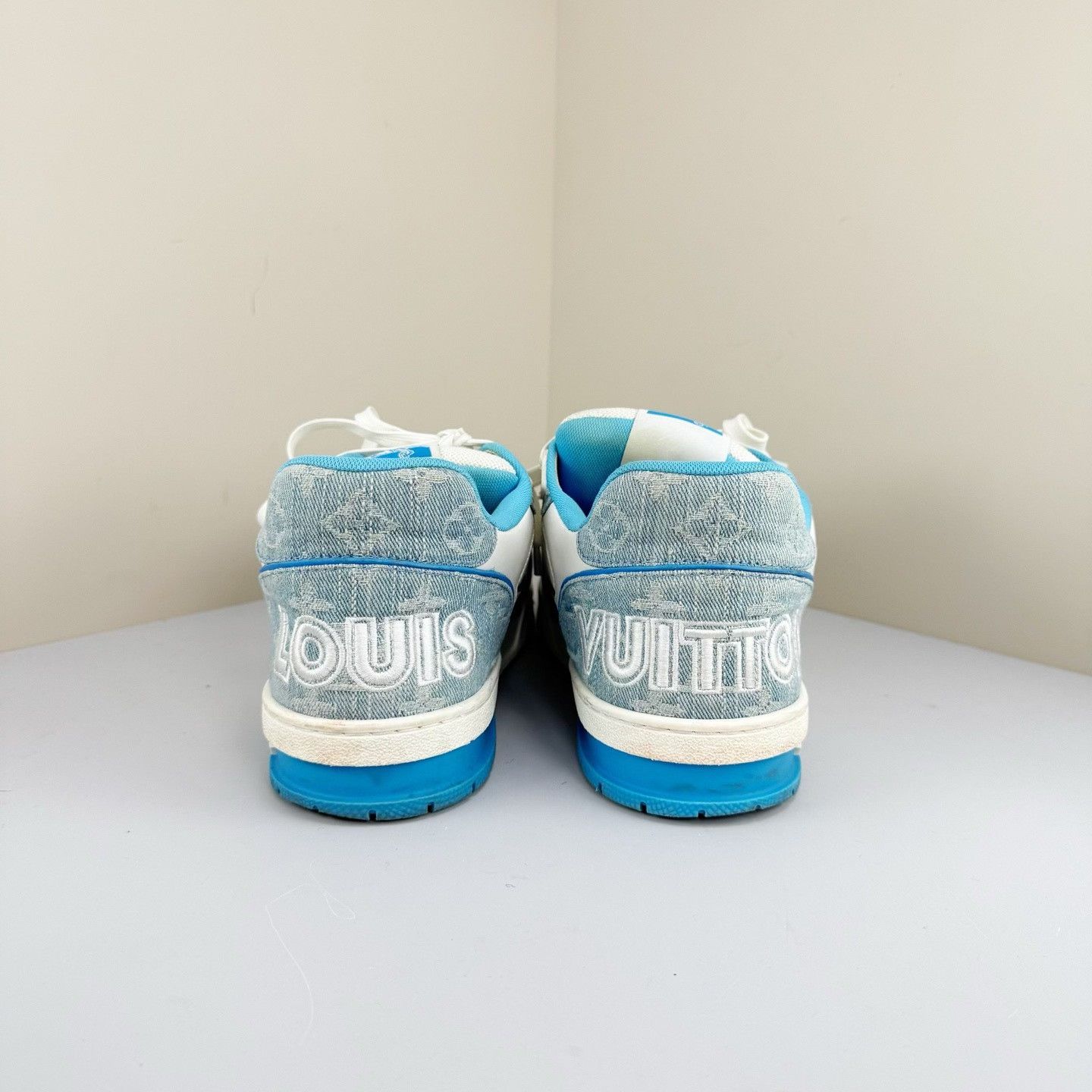 Louis Vuitton Louis Vuitton Denim Velcro Strap Trainer Sneakers US 8 Size US 8 / EU 41 - 4 Thumbnail