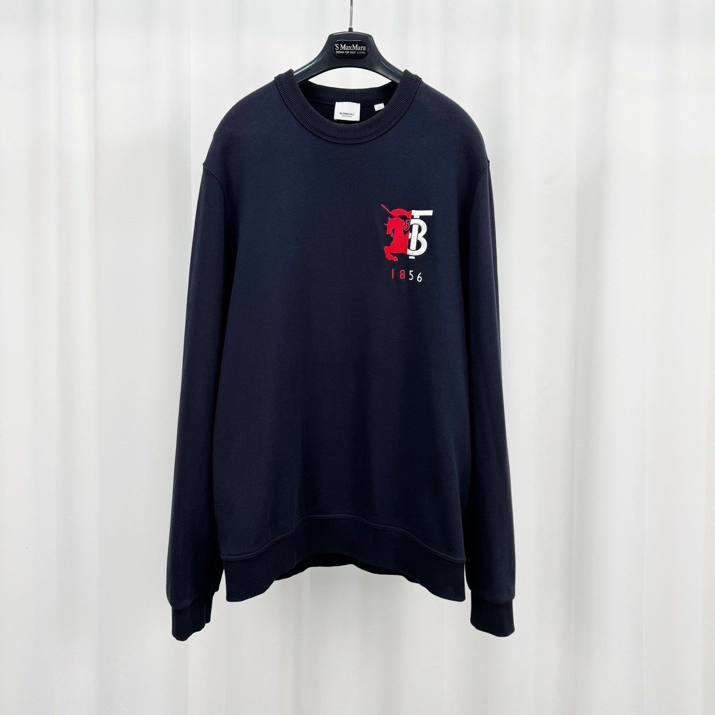 Burberry Burberry Embroidered TB Logo Sweatshirt Size M Size US M / EU 48-50 / 2 - 2 Thumbnail