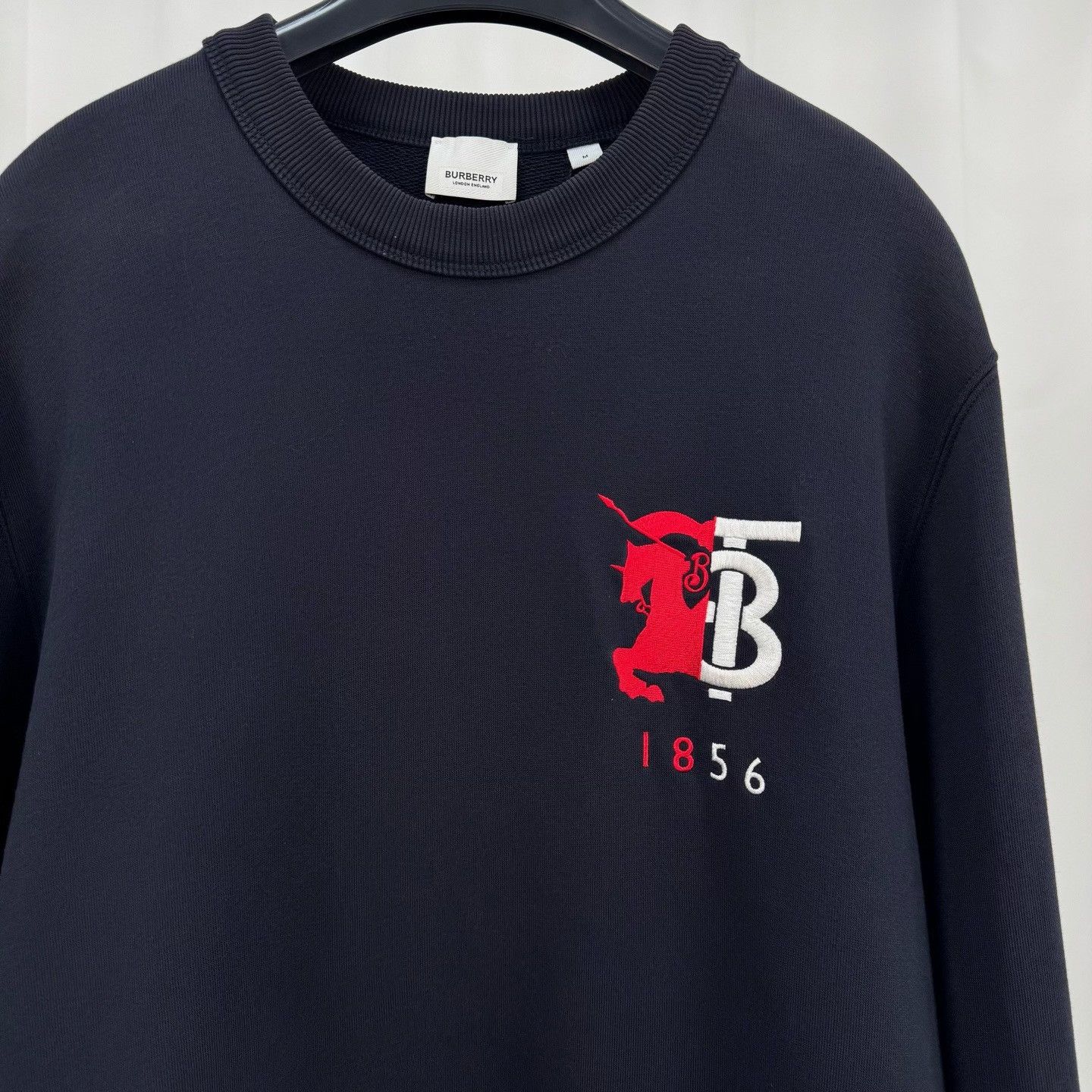 Burberry Burberry Embroidered TB Logo Sweatshirt Size M Size US M / EU 48-50 / 2 - 4 Thumbnail