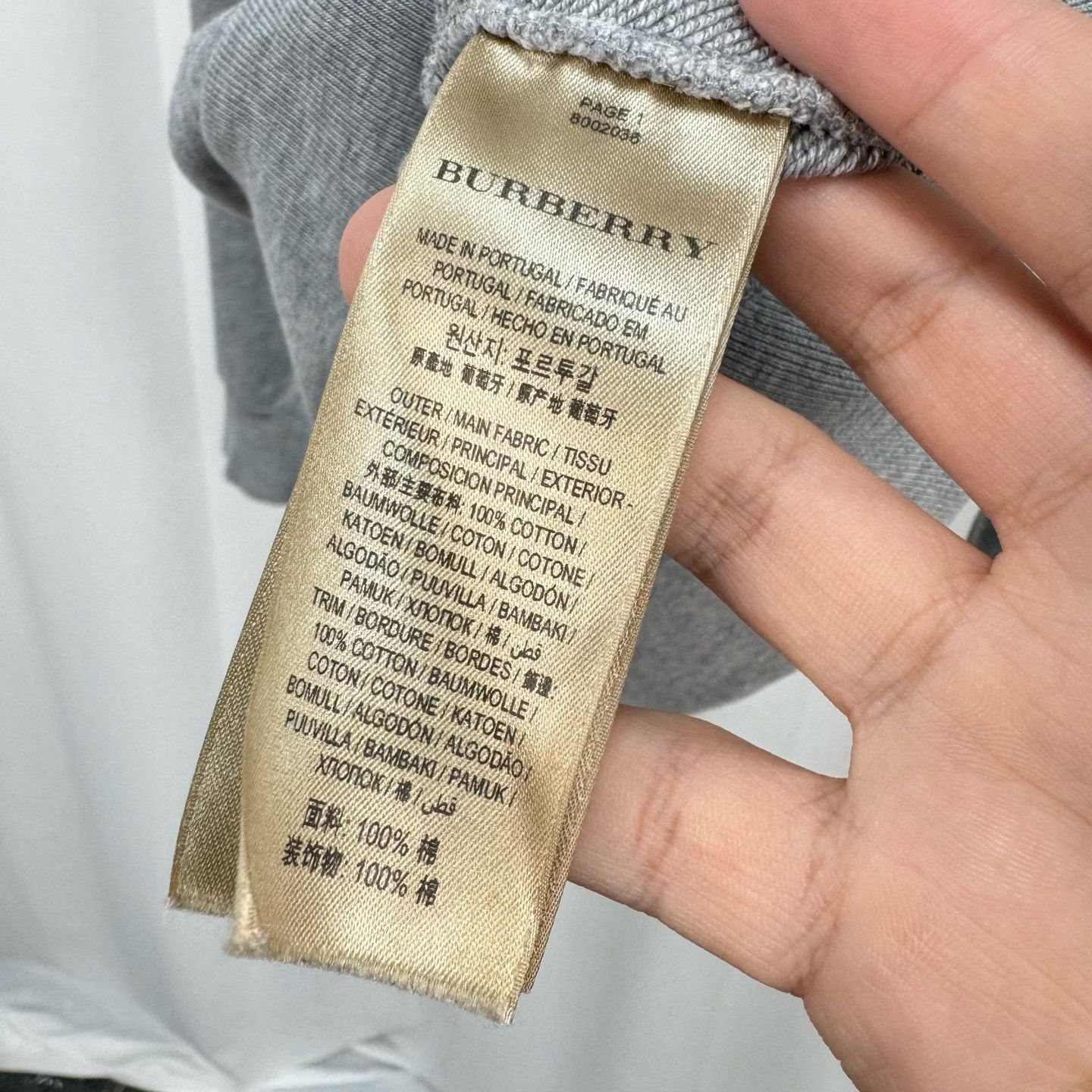 Burberry Burberry Graphic Patch Logo Sweatshirt Size S Size US S / EU 44-46 / 1 - 8 Thumbnail