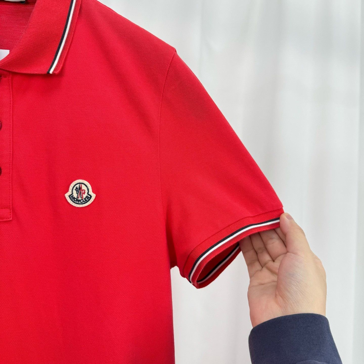 Moncler Moncler Embroidered Logo Polo Shirt Size S Size US S / EU 44-46 / 1 - 5 Thumbnail