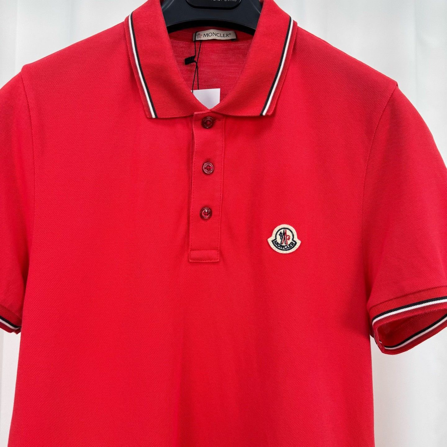 Moncler Moncler Embroidered Logo Polo Shirt Size S Size US S / EU 44-46 / 1 - 4 Thumbnail