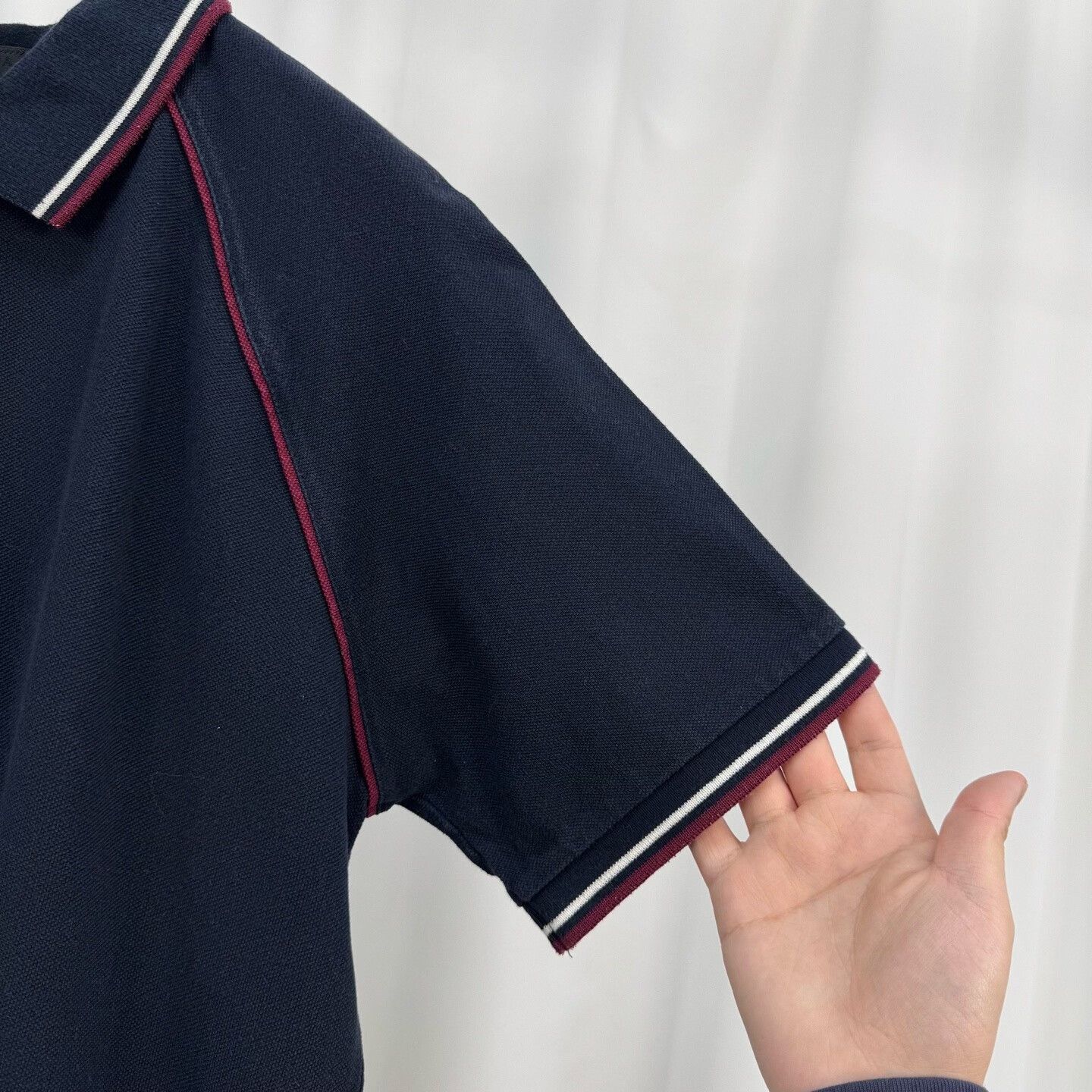 Prada Prada Red Piping Trim Polo Shirt XL Size US XL / EU 56 / 4 - 5 Thumbnail