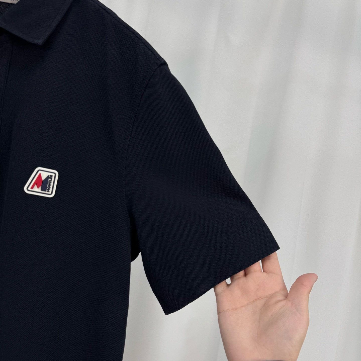 Moncler Moncler Logo Patch Polo Shirt Size M Size US M / EU 48-50 / 2 - 5 Thumbnail