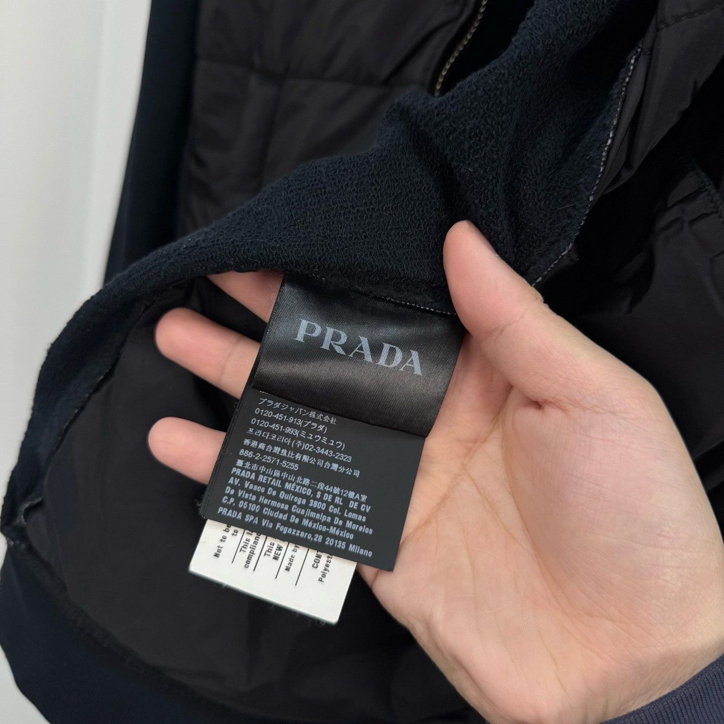 Prada Prada Linea Rossa Hybrid Quilted Zip Jacket S Size US S / EU 44-46 / 1 - 8 Thumbnail