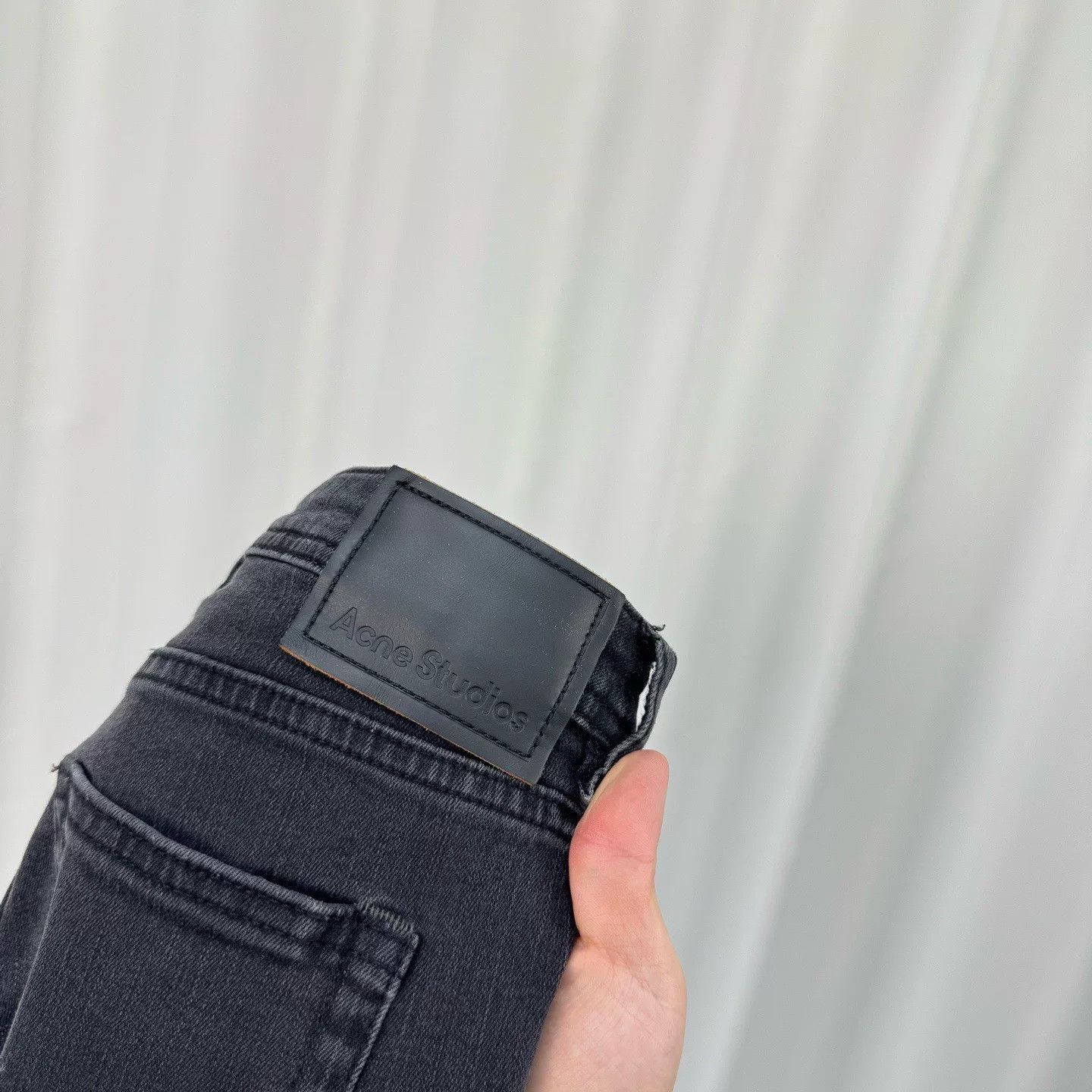 Acne Studios Acne Studios Washed Black Denim Jeans 29 Size US 29 - 6 Thumbnail