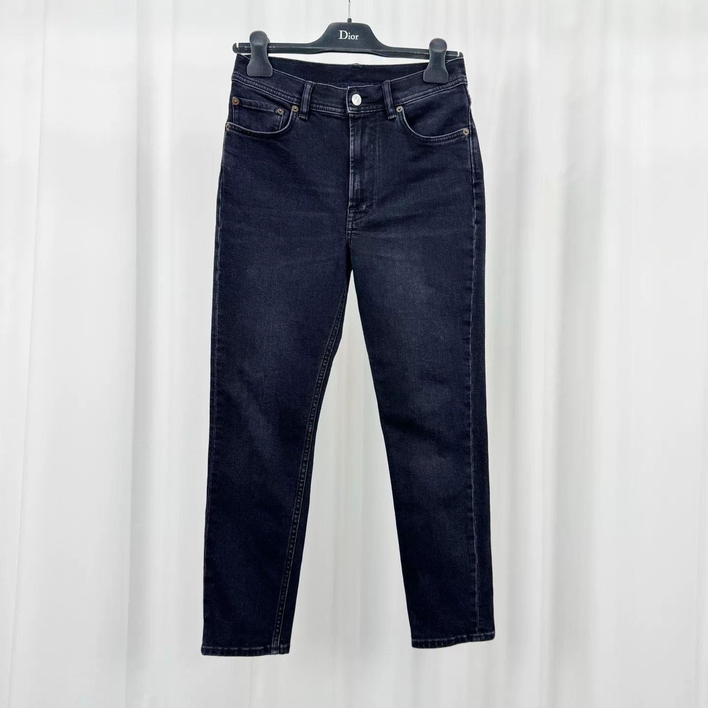 Acne Studios Acne Studios Washed Black Melk Denim Jeans US 26 Size US 26 / EU 42 - 2 Thumbnail