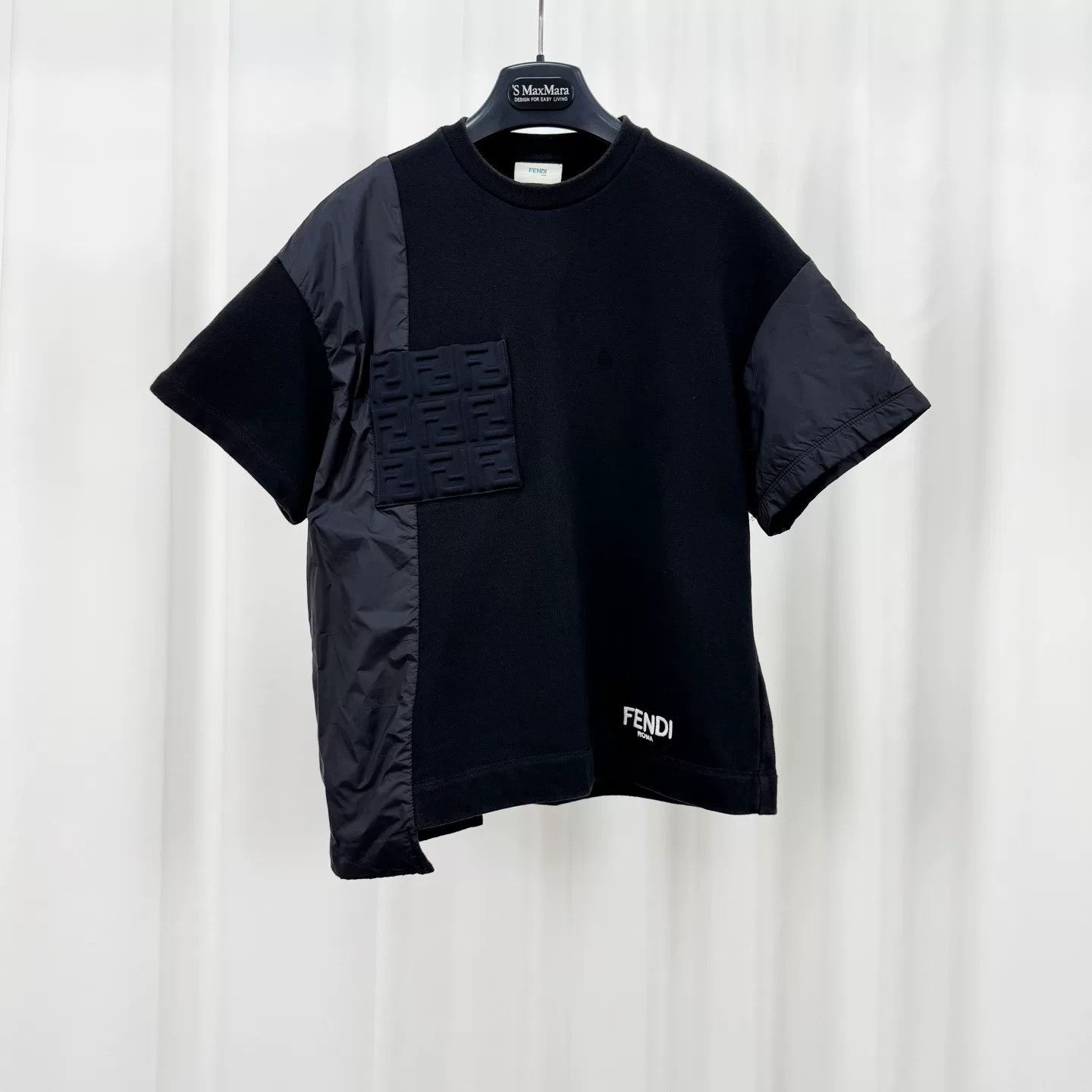 Fendi Fendi FF Patch Paneled T-Shirt Size XS Size US XS / EU 42 / 0 - 2 Thumbnail