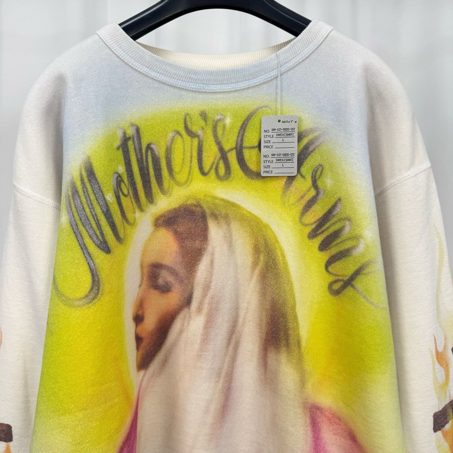 Saint Michael Saint Michael Mothers Arms Graphic Sweatshirt L Size US L / EU 52-54 / 3 - 4 Thumbnail