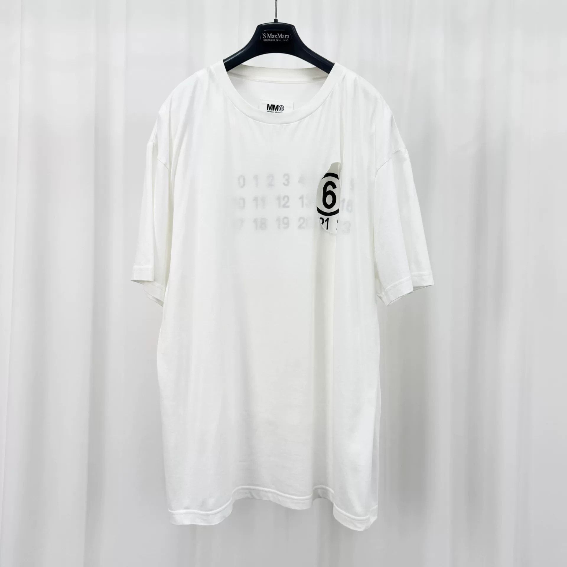 Maison Margiela Maison Margiela MM6 Layered Numeric T-Shirt Size S Size US S / EU 44-46 / 1 - 2 Thumbnail