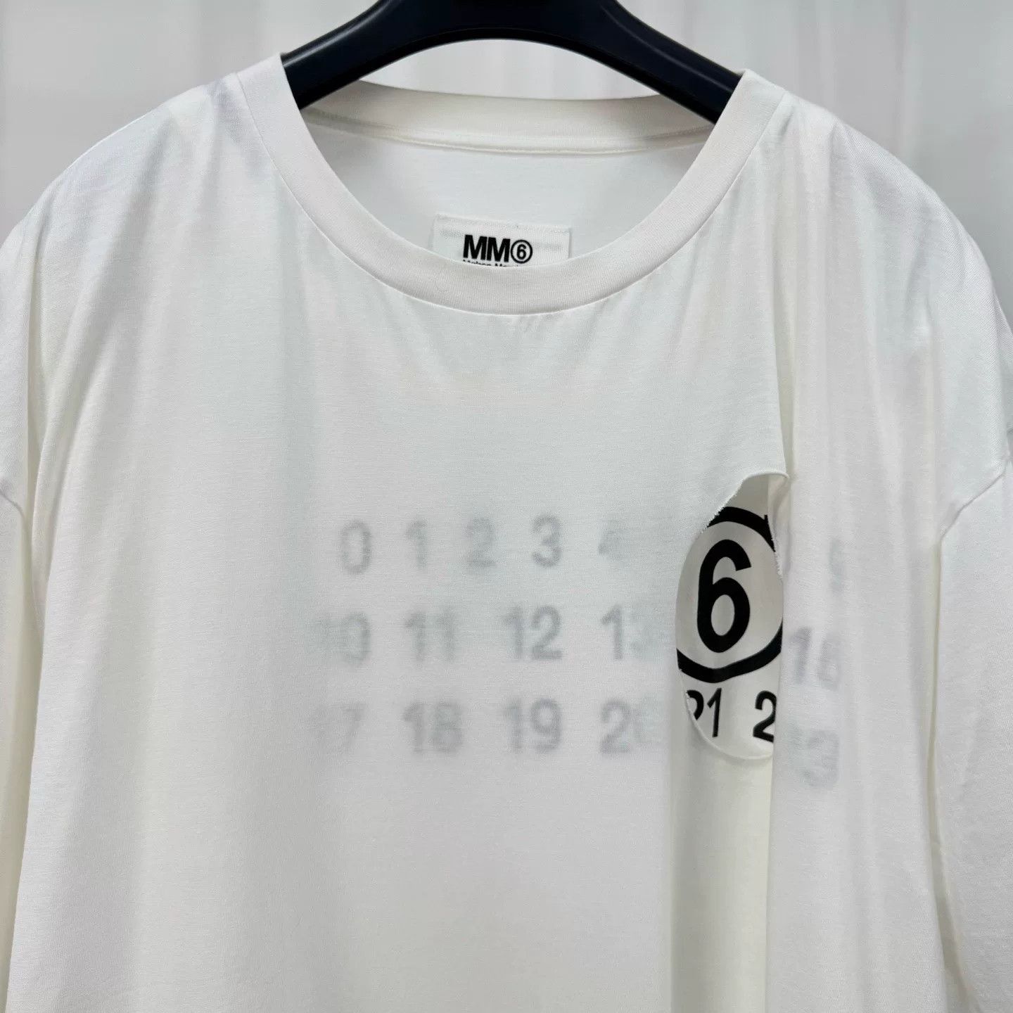Maison Margiela Maison Margiela MM6 Layered Numeric T-Shirt Size S Size US S / EU 44-46 / 1 - 4 Thumbnail