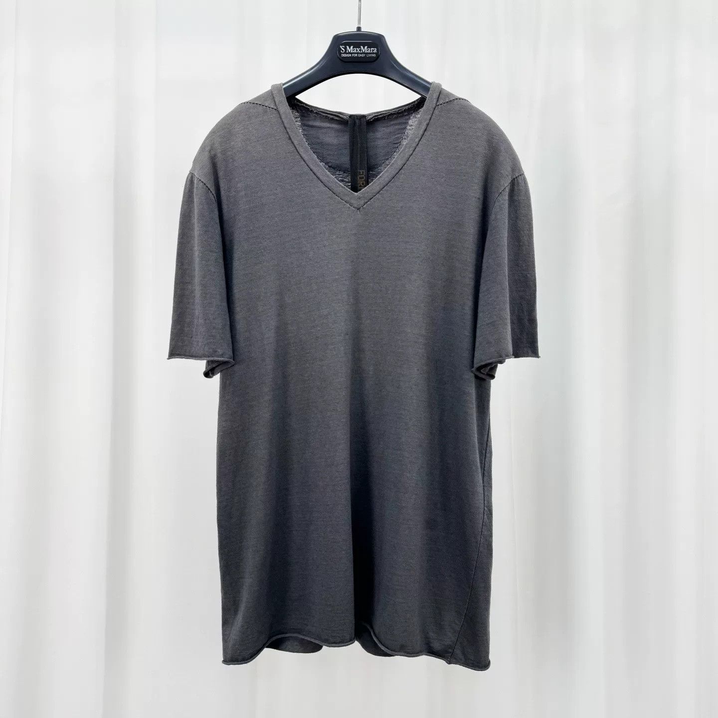Forme D'Expression Forme d'expression Cotton Hemp V-Neck T-Shirt L Size US L / EU 52-54 / 3 - 2 Thumbnail