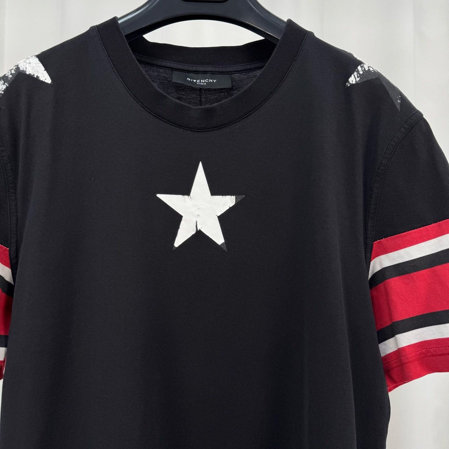 Givenchy Givenchy Star Print Striped T-Shirt S Size US S / EU 44-46 / 1 - 4 Thumbnail