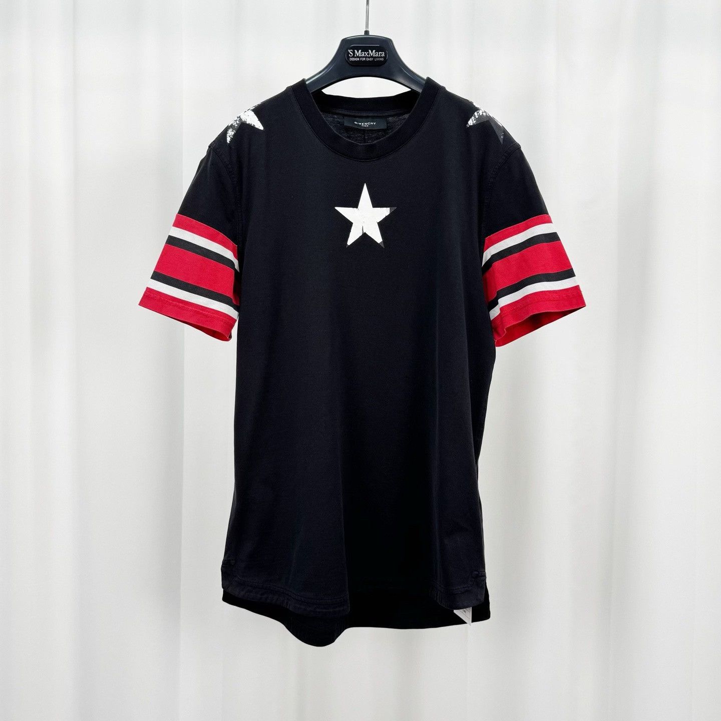 Givenchy Givenchy Star Print Striped T-Shirt S Size US S / EU 44-46 / 1 - 2 Thumbnail