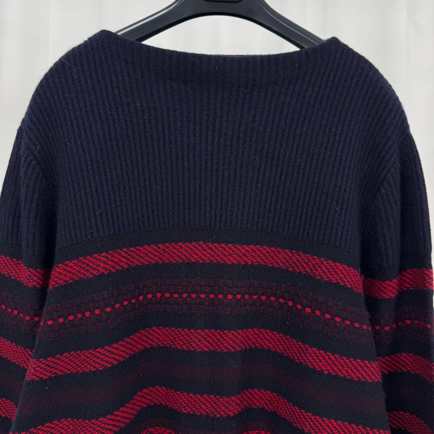 Burberry Burberry Brit Striped Wool Cashmere Sweater XL Size US XL / EU 56 / 4 - 4 Thumbnail