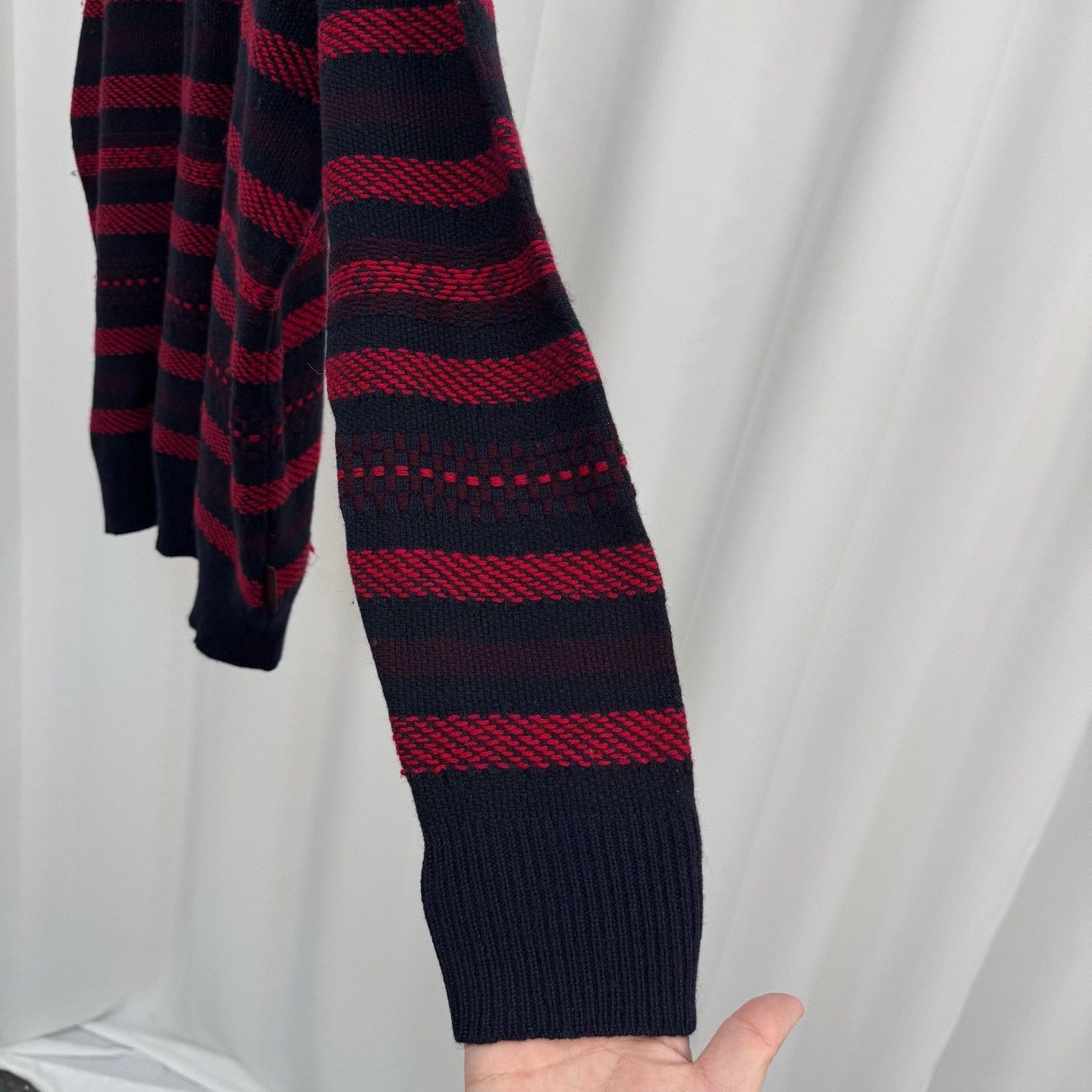 Burberry Burberry Brit Striped Wool Cashmere Sweater XL Size US XL / EU 56 / 4 - 5 Thumbnail