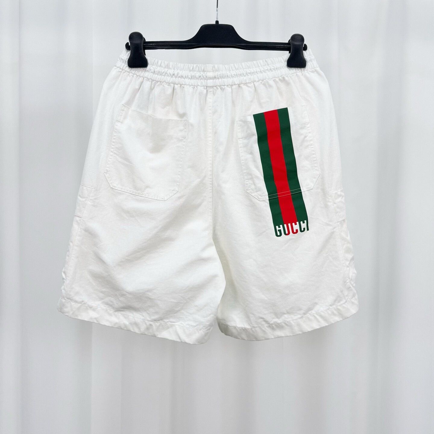 Gucci Gucci Web Stripe Cotton Cargo Shorts 46 Size US 30 / EU 46 - 2 Thumbnail