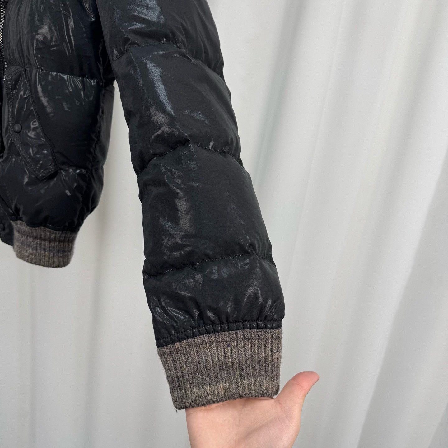 Dolce & Gabbana Dolce & Gabbana Leather Patch Down Jacket Size 48 Size US M / EU 48-50 / 2 - 5 Thumbnail