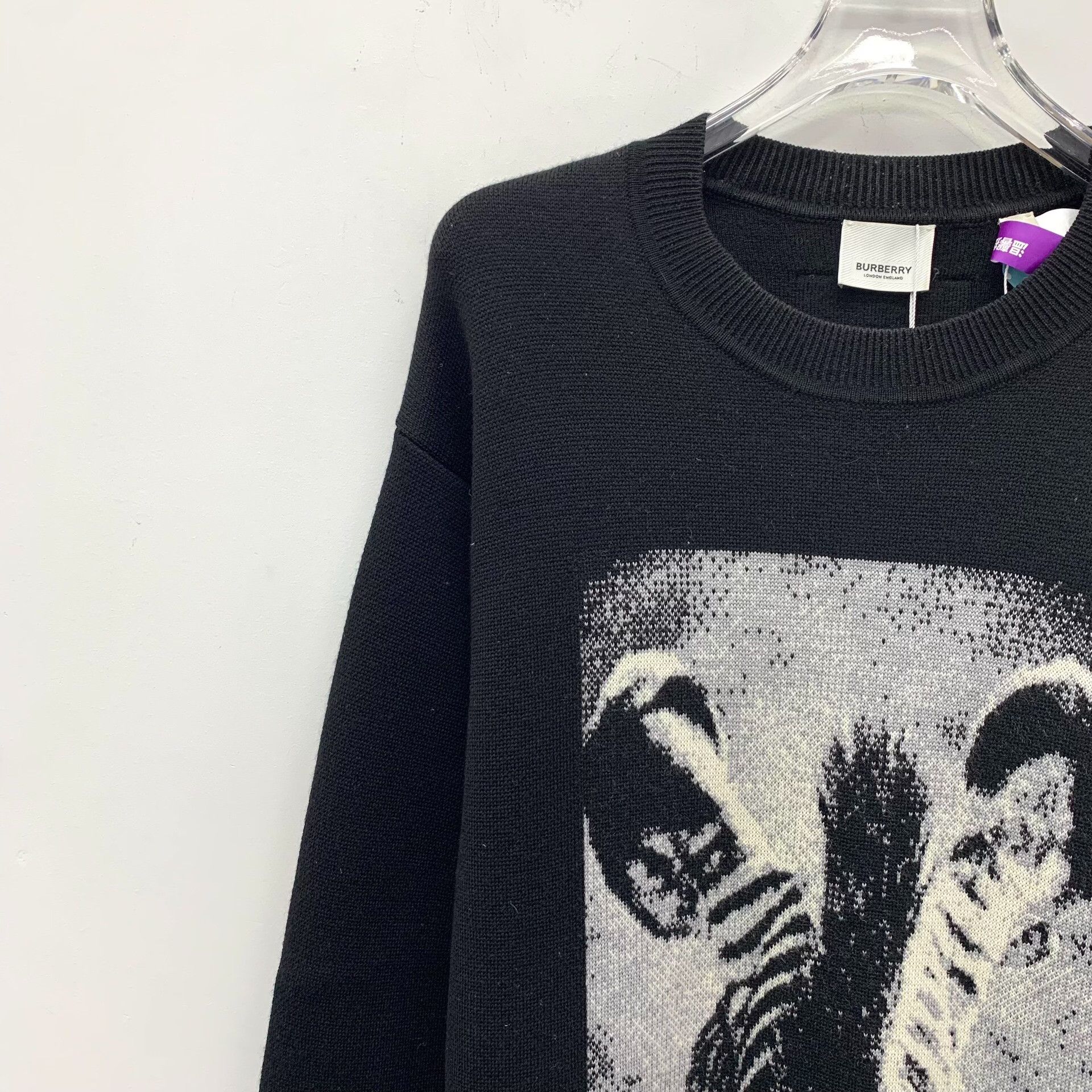 Burberry Burberry Graphic Print Wool Sweater Size S Size US S / EU 44-46 / 1 - 4 Thumbnail