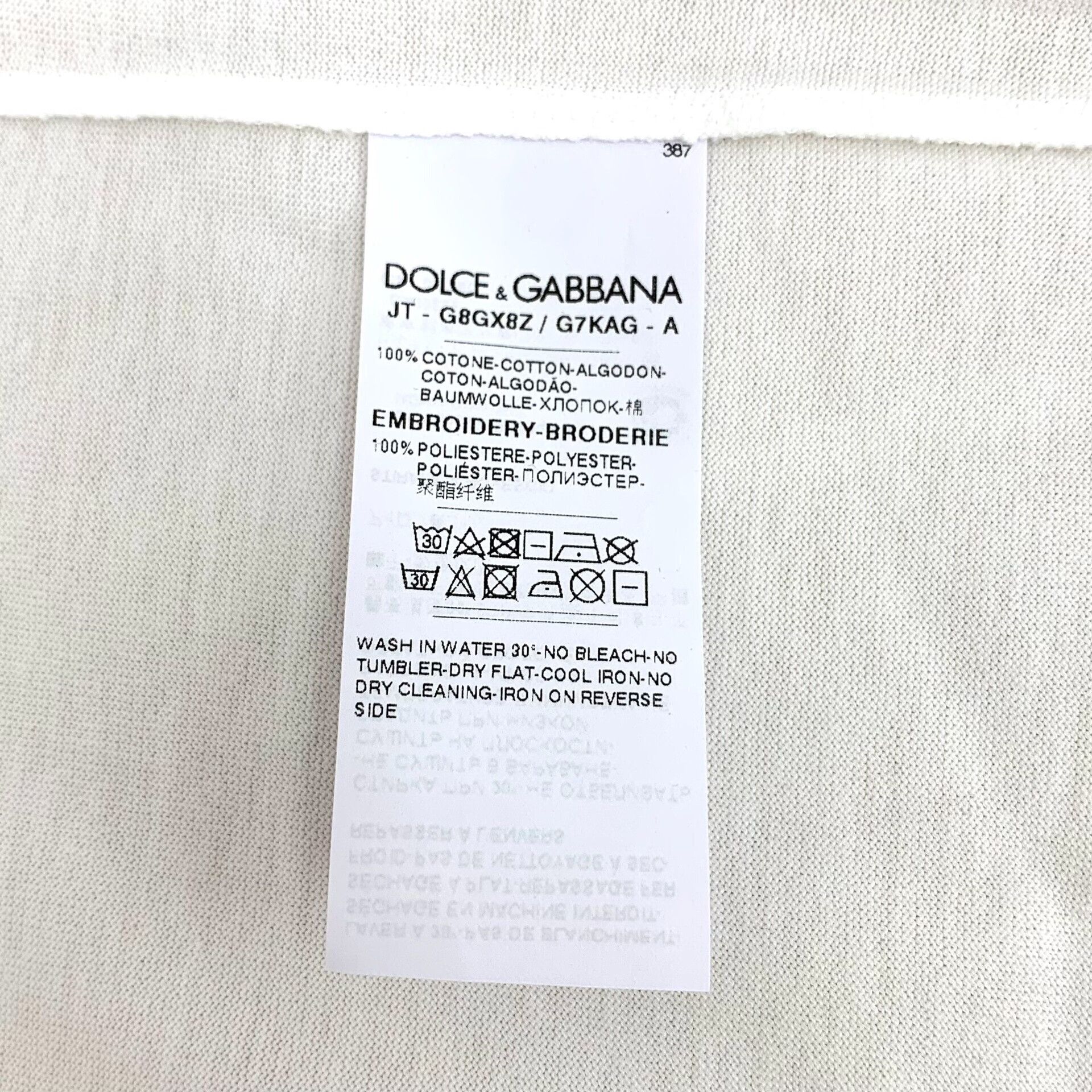 Dolce & Gabbana Dolce & Gabbana Embroidered Palm Tree T-Shirt 52 Size US L / EU 52-54 / 3 - 7 Thumbnail