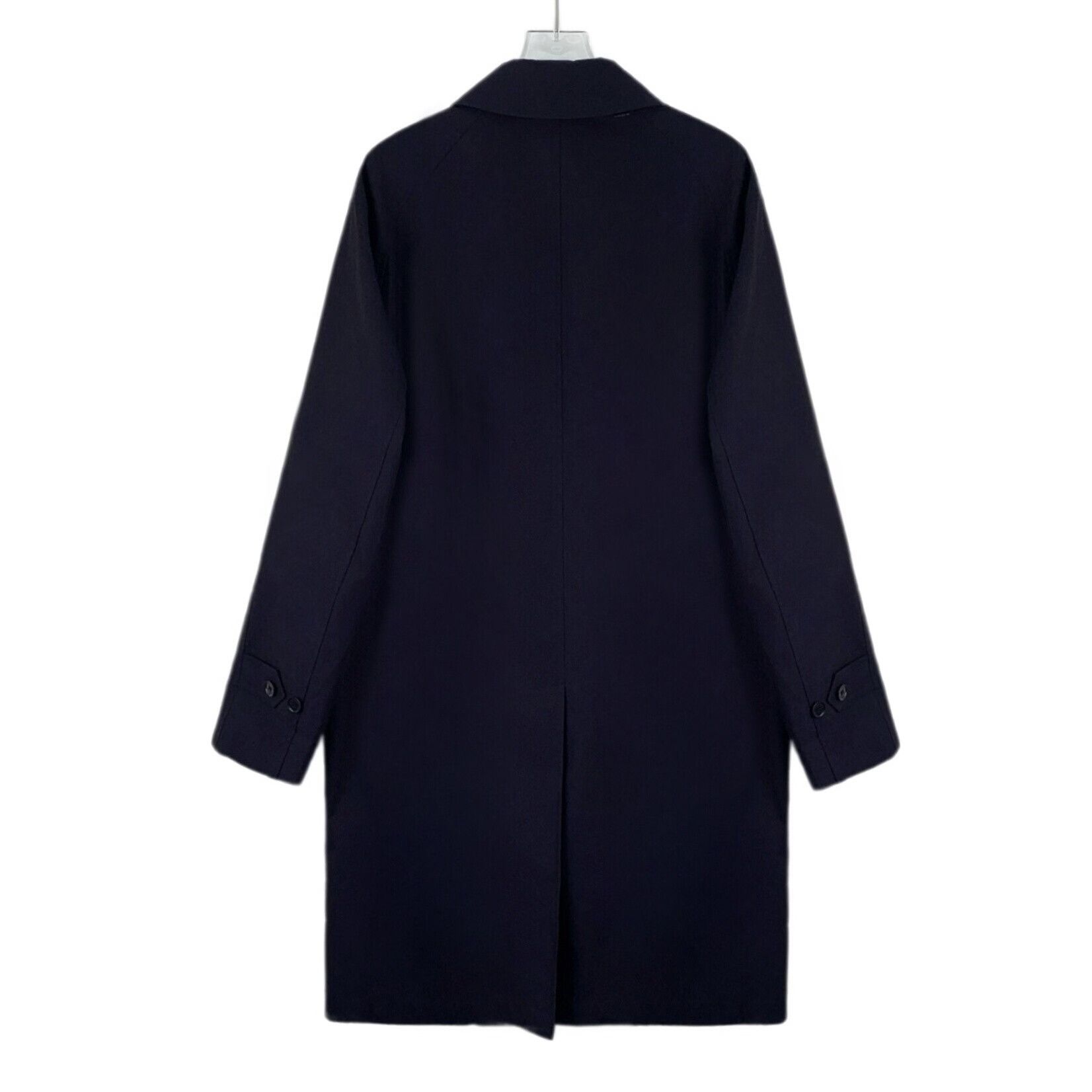 Burberry Burberry Navy Blue Cotton Trench Coat 50 Size US M / EU 48-50 / 2 - 3 Thumbnail