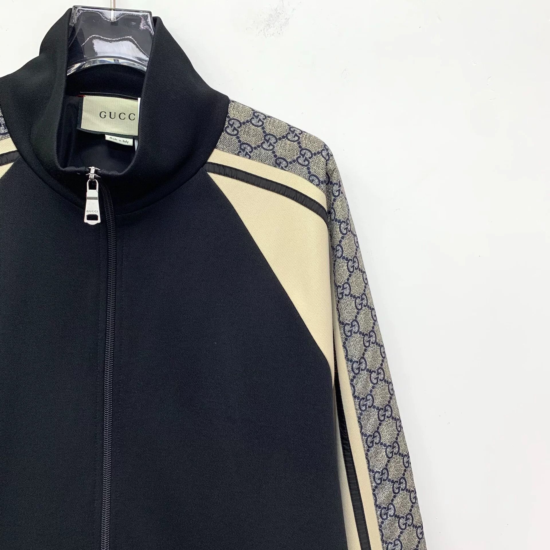 Gucci Gucci GG Monogram Panel Track Jacket Size L Size US L / EU 52-54 / 3 - 4 Thumbnail