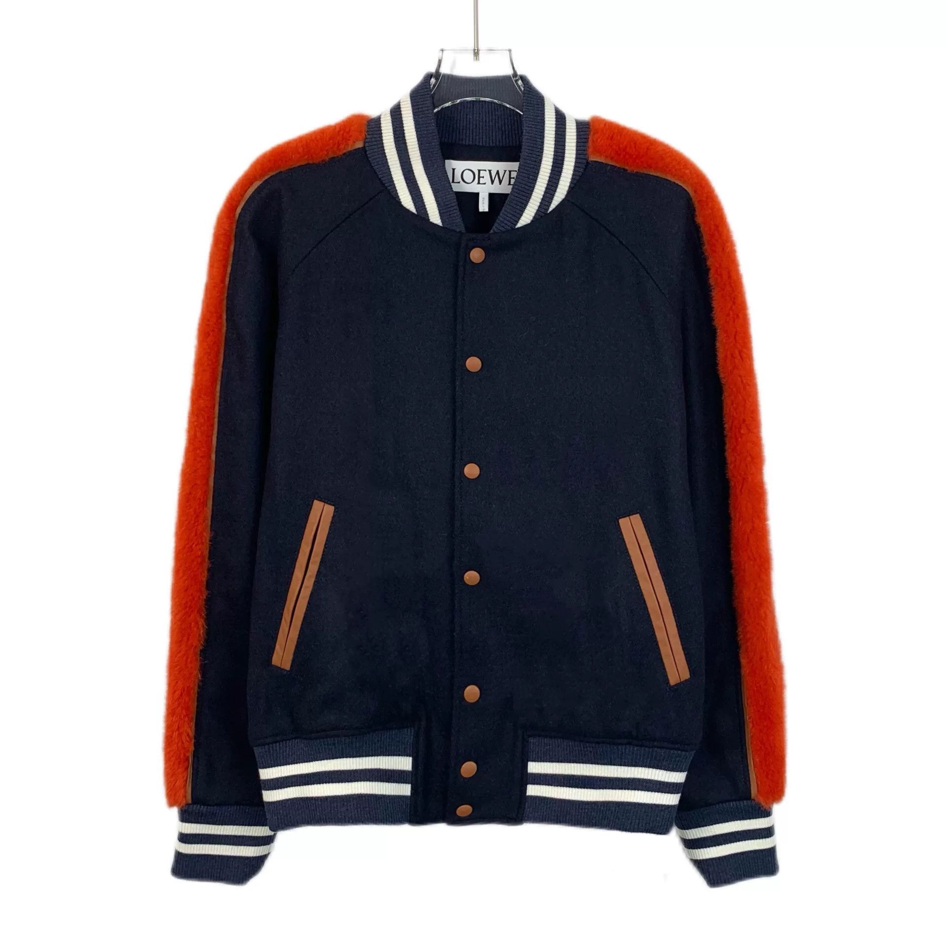 Loewe Loewe Paneled Wool Varsity Jacket 50 Size US M / EU 48-50 / 2 - 2 Thumbnail