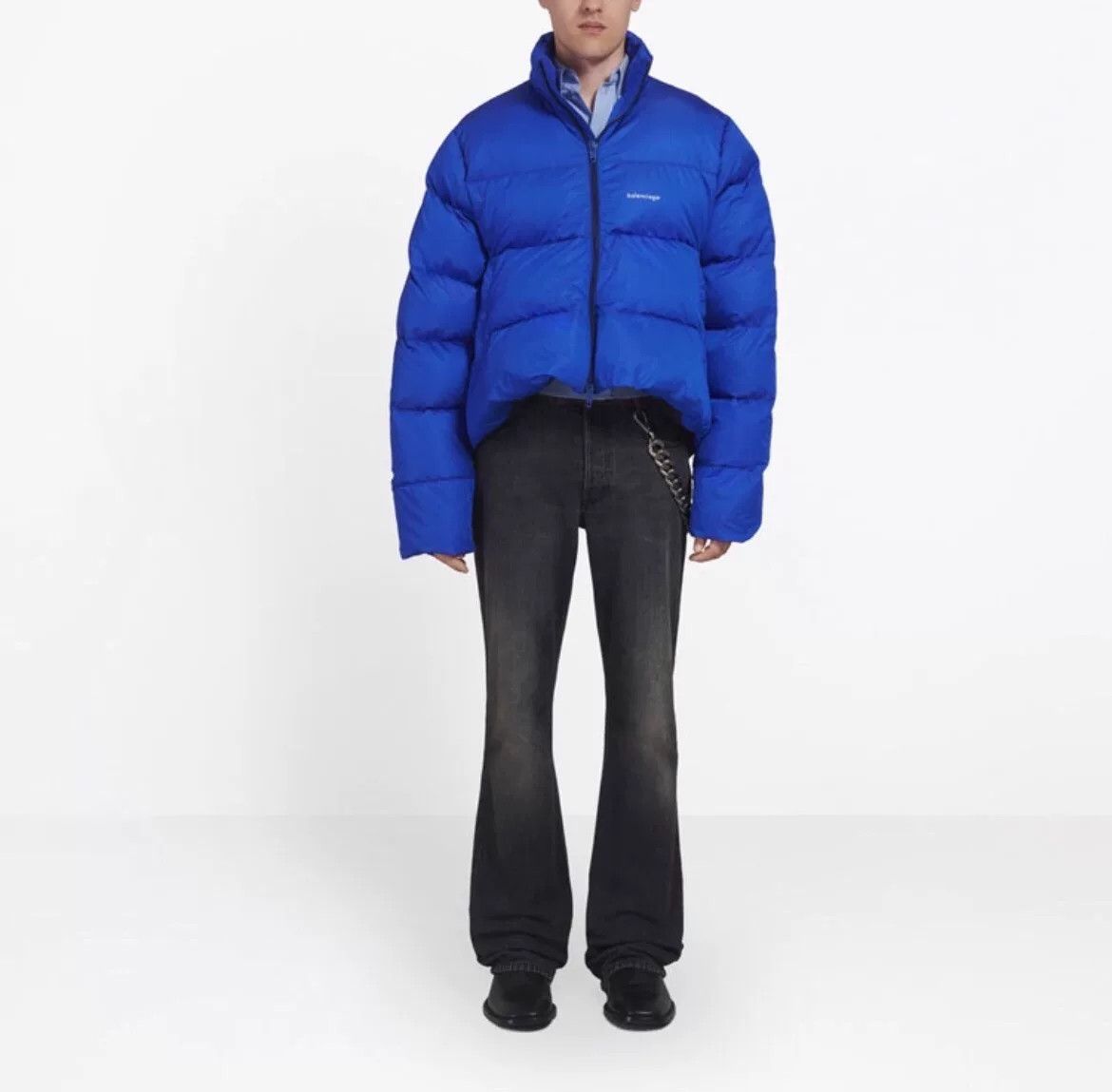 Balenciaga Balenciaga Logo Embroidered Puffer Jacket 44 Size US S / EU 44-46 / 1 - 9 Thumbnail