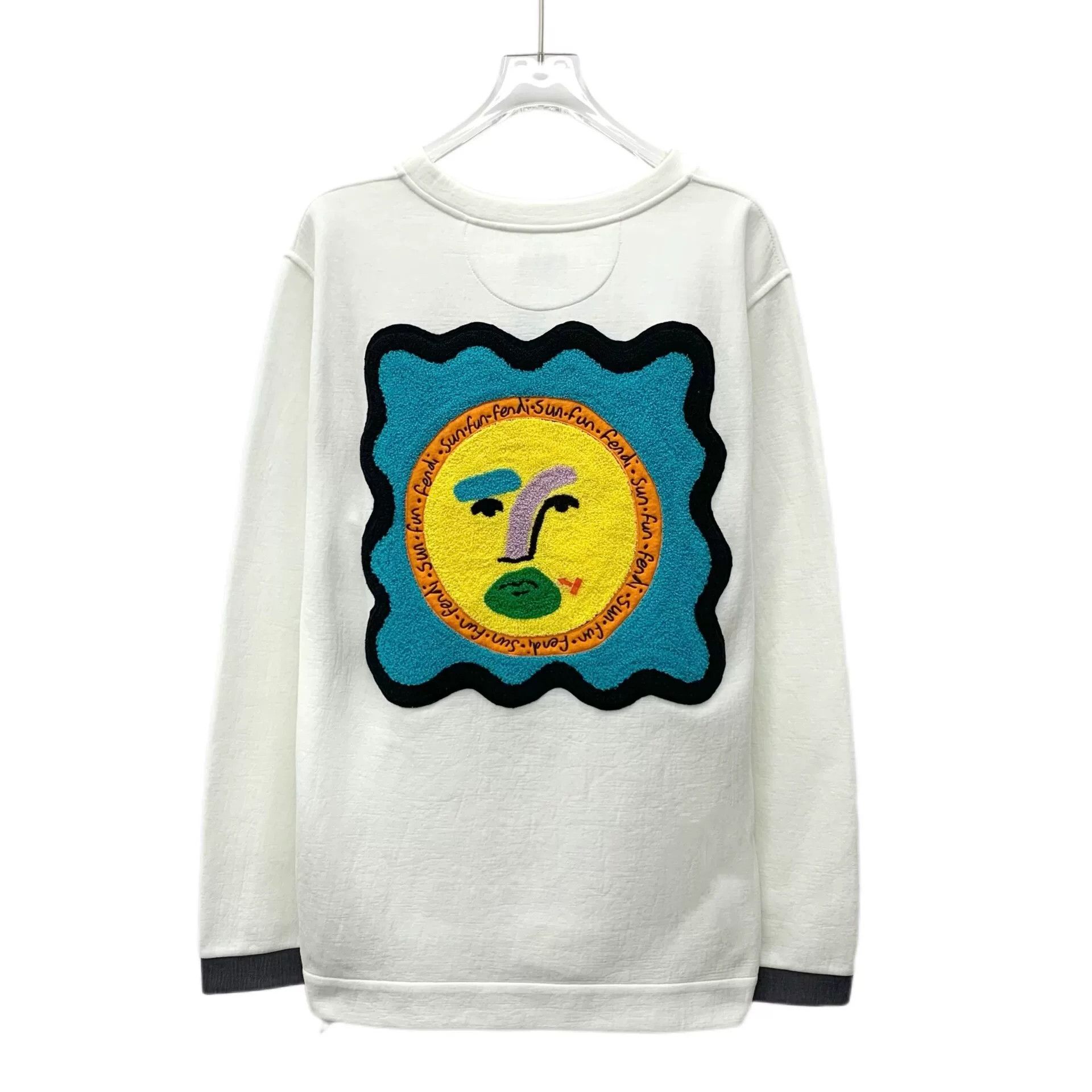 Fendi Fendi Sun Face Graphic Sweatshirt US M Size US M / EU 48-50 / 2 - 3 Thumbnail