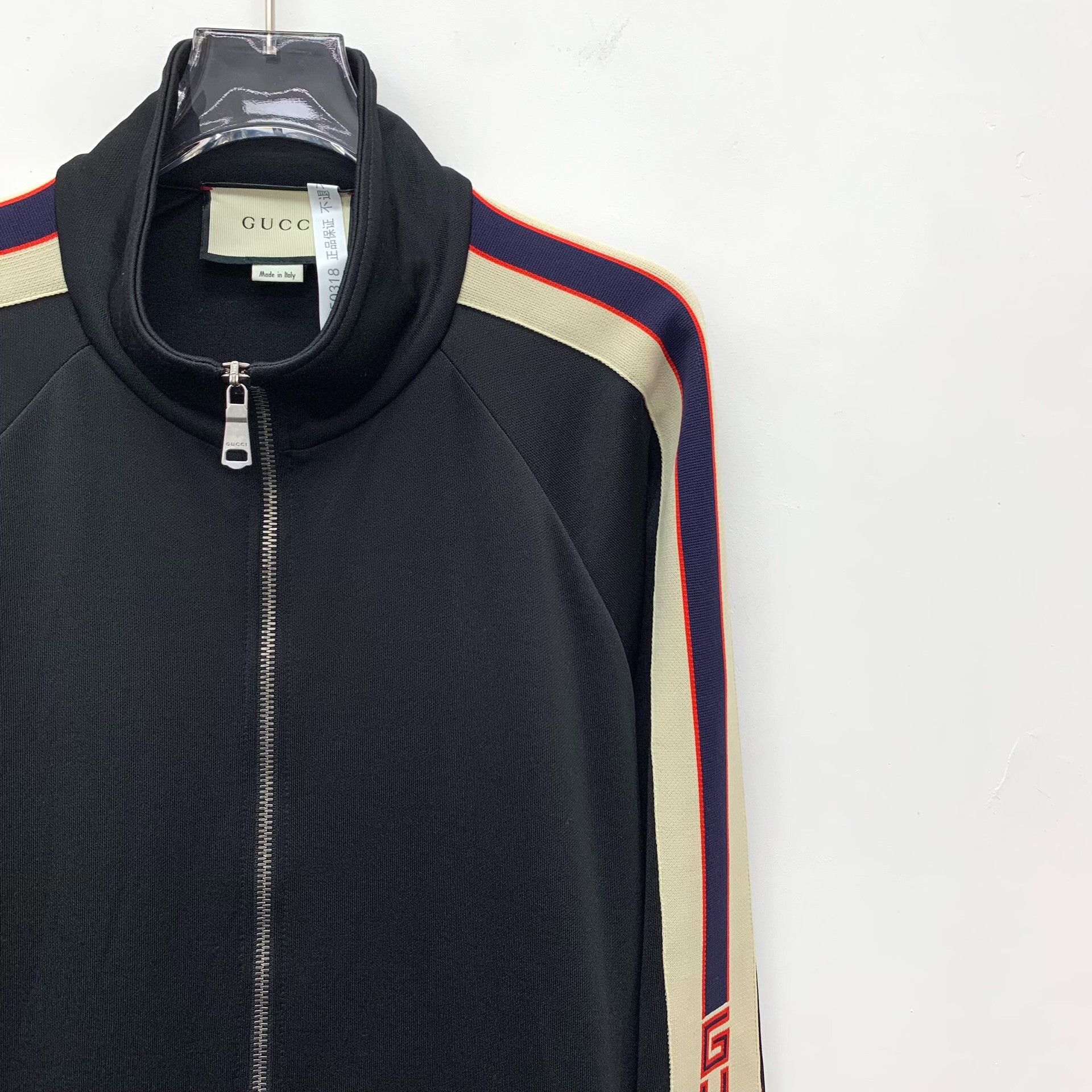 Gucci Gucci Side Stripe Zip-Up Track Jacket Size L Size US L / EU 52-54 / 3 - 4 Thumbnail