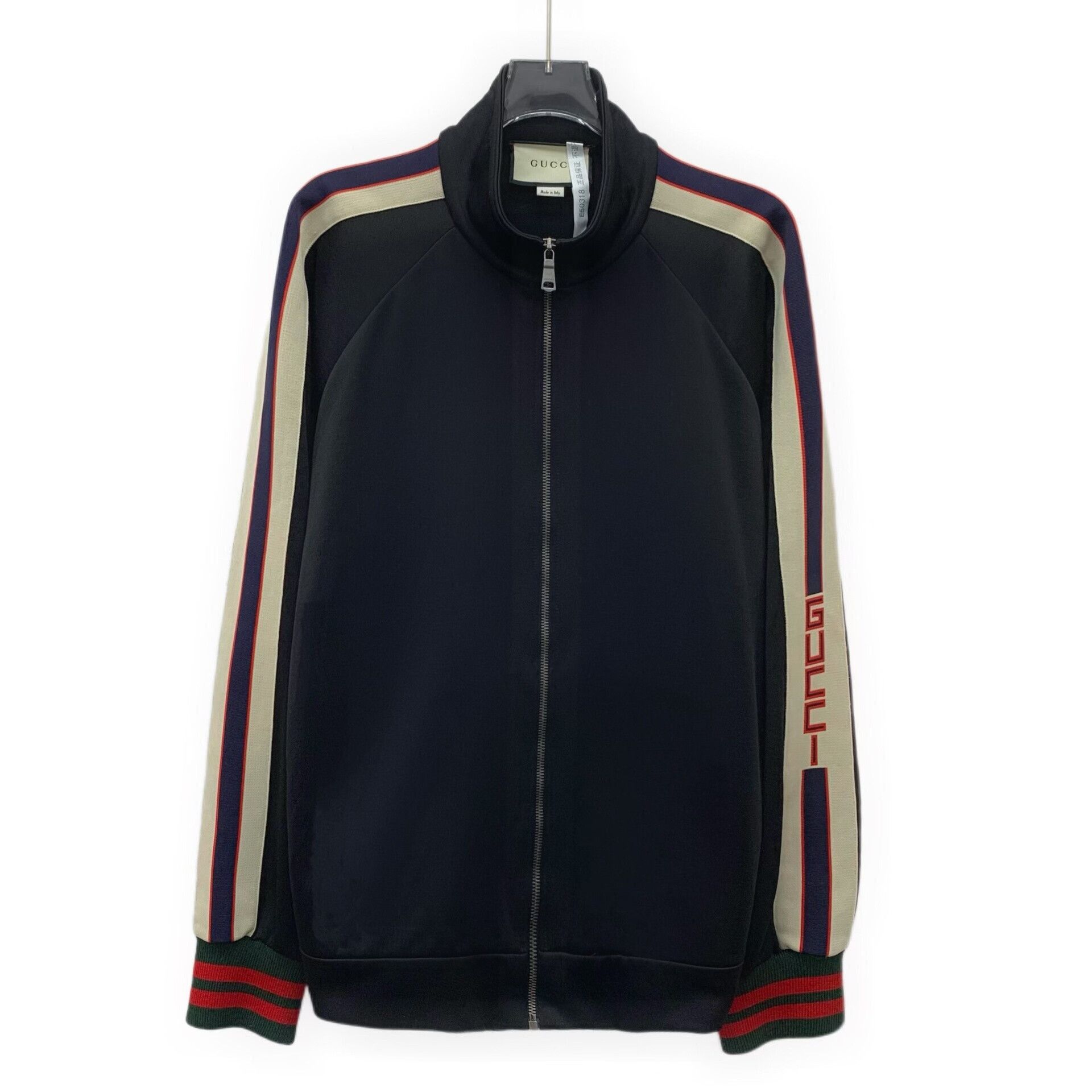 Gucci Gucci Side Stripe Zip-Up Track Jacket Size L Size US L / EU 52-54 / 3 - 2 Thumbnail