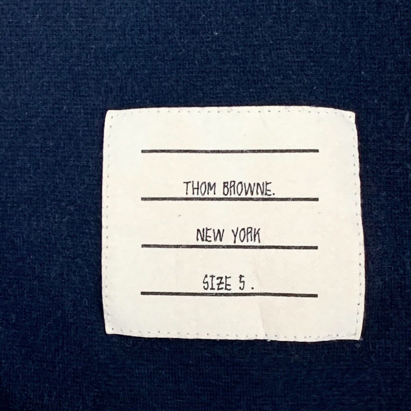 Thom Browne Thom Browne Four-Bar Cotton T-Shirt Size 5 Size US XXL / EU 58 / 5 - 6 Thumbnail