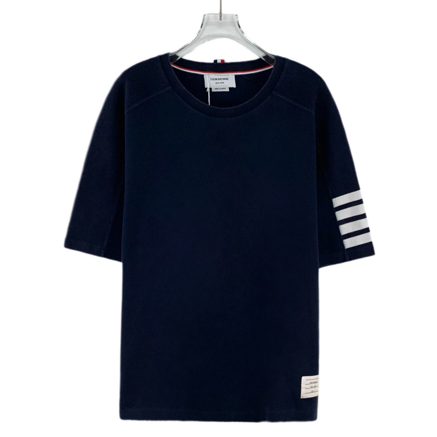 Thom Browne Thom Browne Four-Bar Cotton T-Shirt Size 5 Size US XXL / EU 58 / 5 - 2 Thumbnail