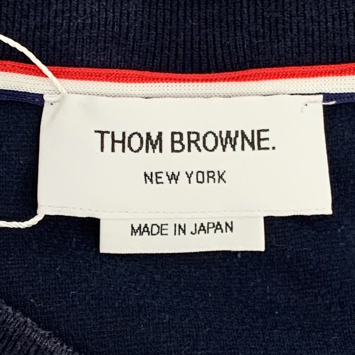 Thom Browne Thom Browne Four-Bar Cotton T-Shirt Size 5 Size US XXL / EU 58 / 5 - 7 Thumbnail