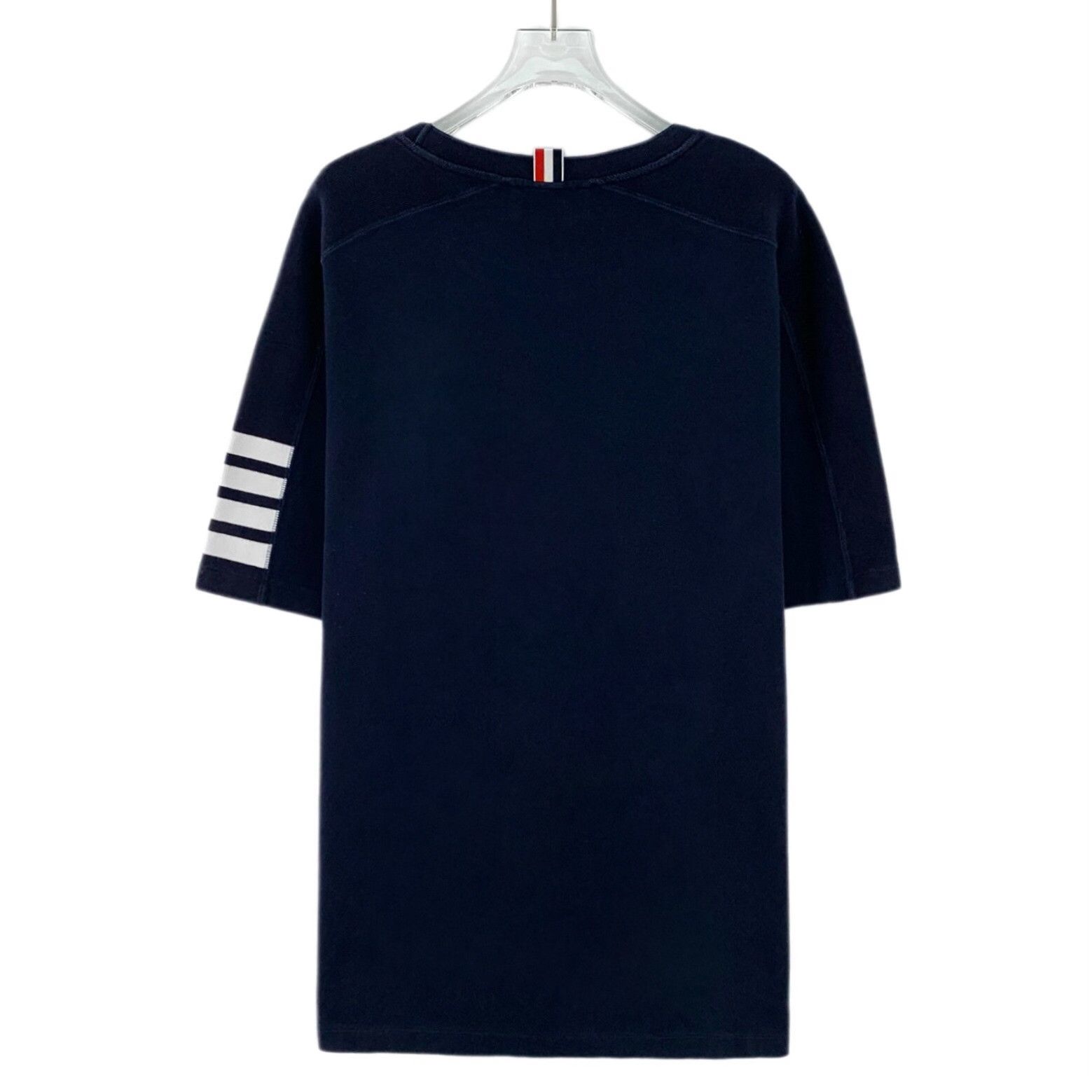 Thom Browne Thom Browne Four-Bar Cotton T-Shirt Size 5 Size US XXL / EU 58 / 5 - 3 Thumbnail