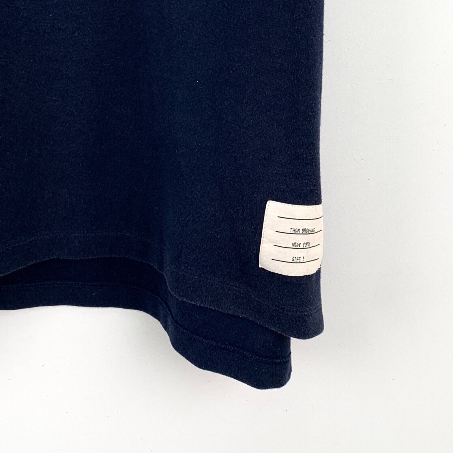 Thom Browne Thom Browne Four-Bar Cotton T-Shirt Size 5 Size US XXL / EU 58 / 5 - 5 Thumbnail