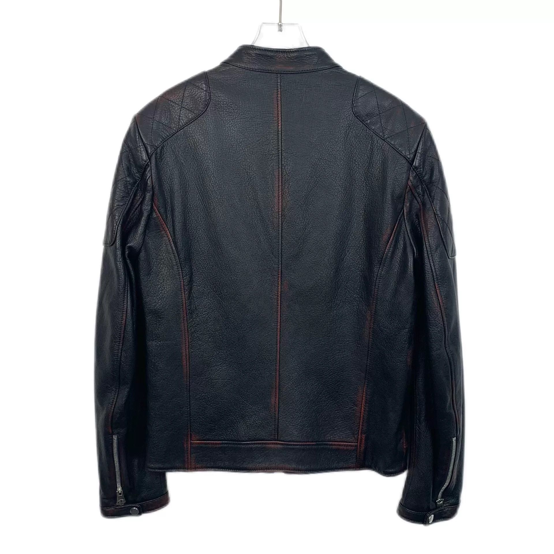 Dolce & Gabbana Dolce & Gabbana Distressed Lambskin Leather Jacket 48 Size US M / EU 48-50 / 2 - 3 Thumbnail